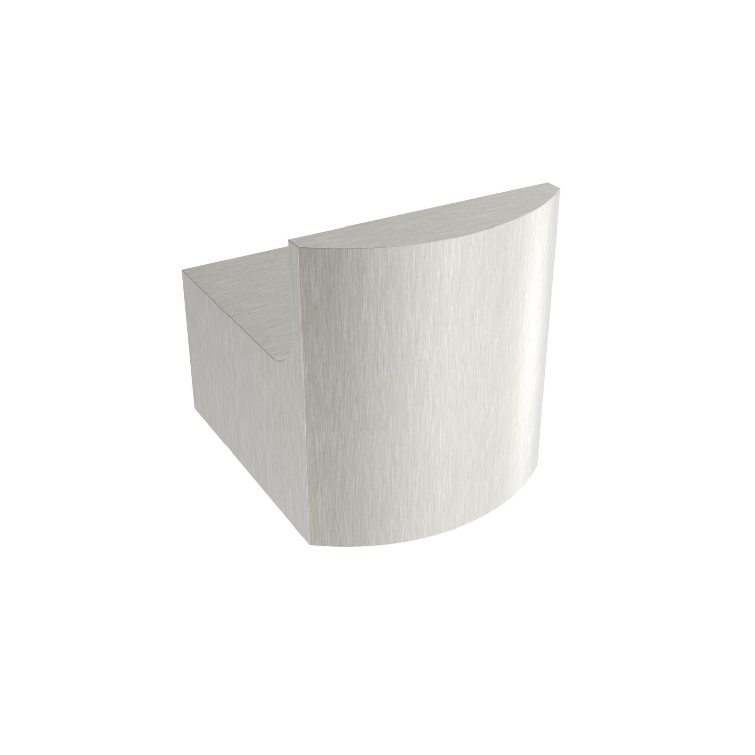 Flow towel hook - Brushed nickel