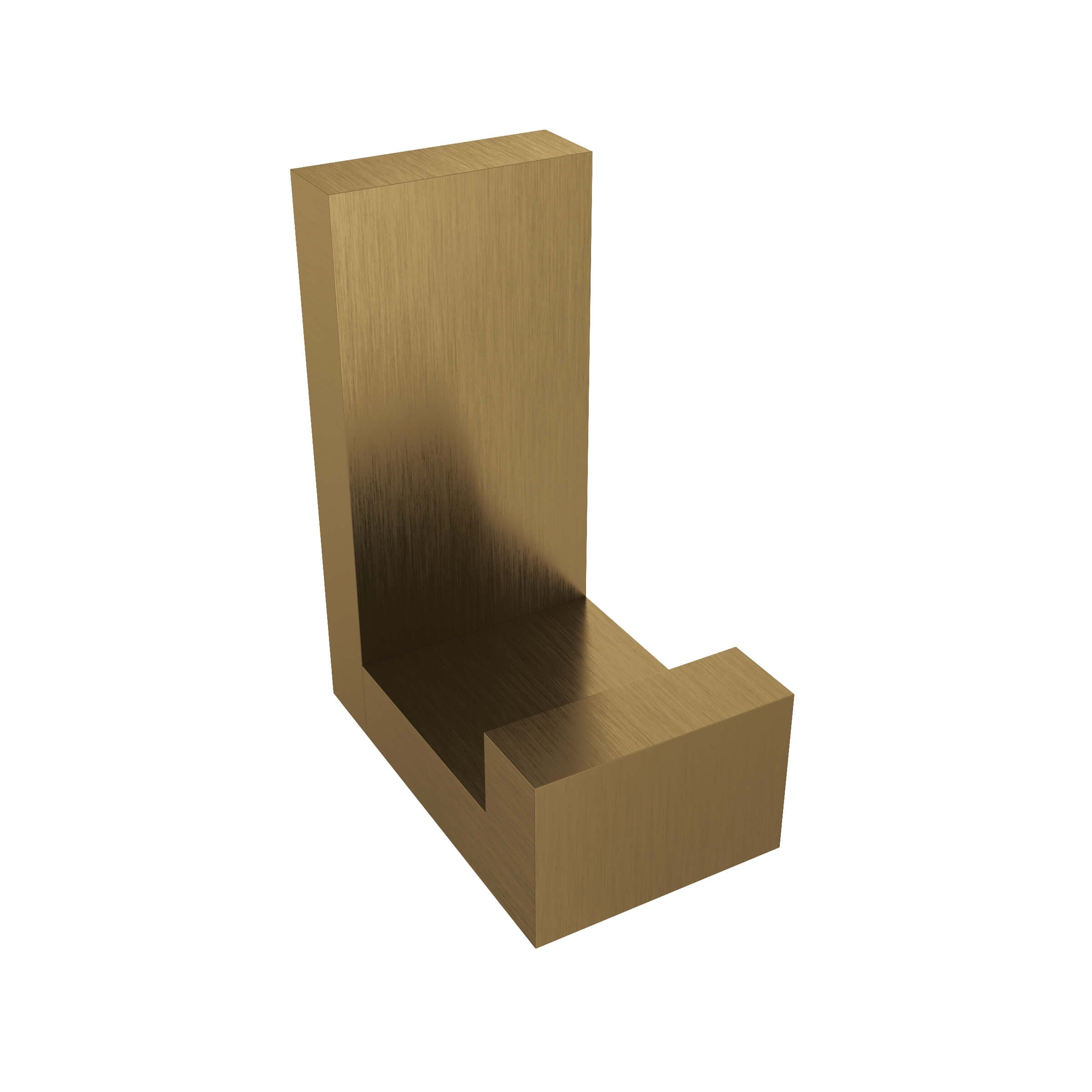 Fire Towel Hook - Dark Brushed Gold