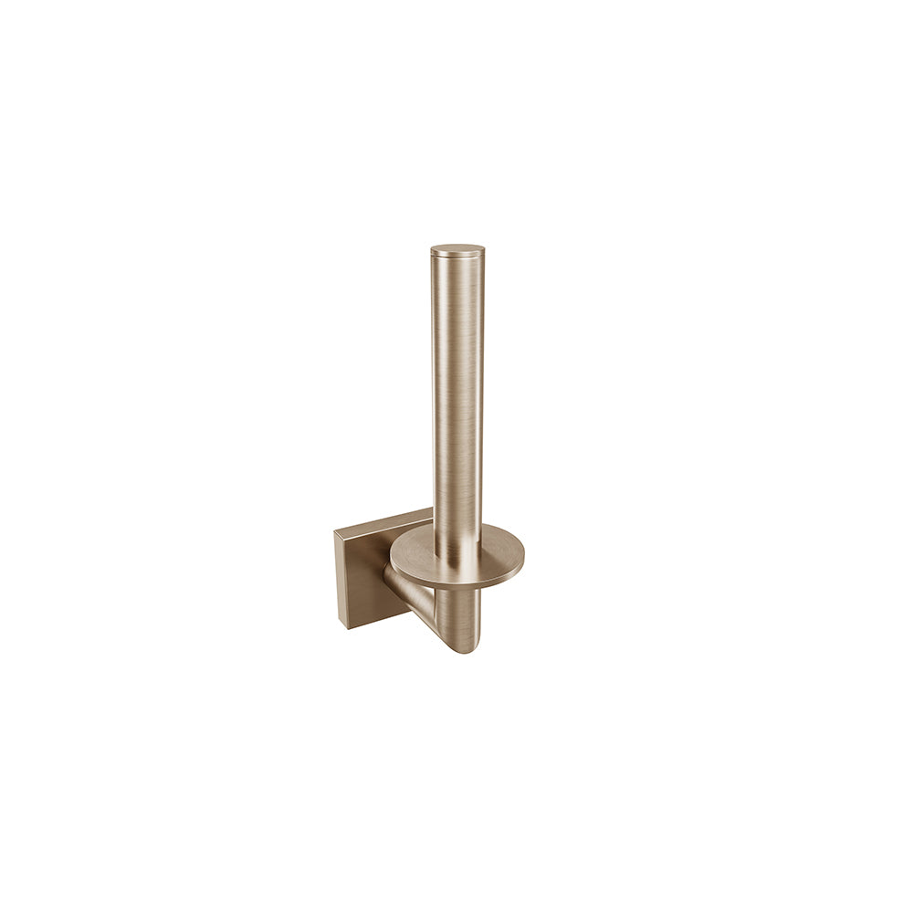 Crater Replacement Toilet Paper Holder - Brushed Bronze PVD