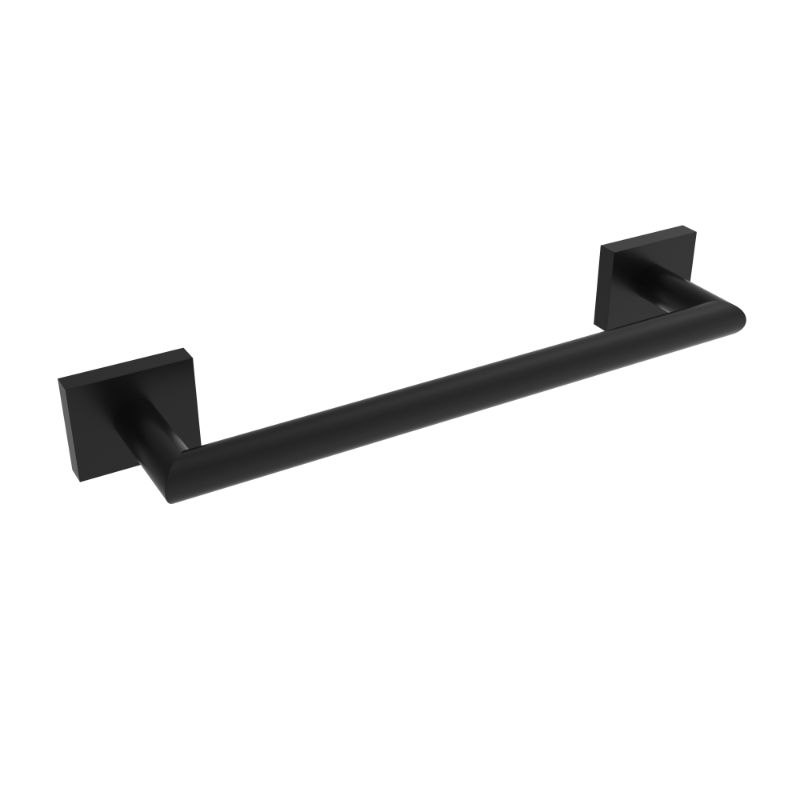 Crater 12" Towel Rack - Matte Black