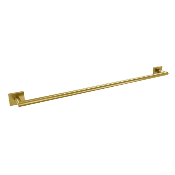 Crater 30" Towel Rack - Brushed Gold PVD