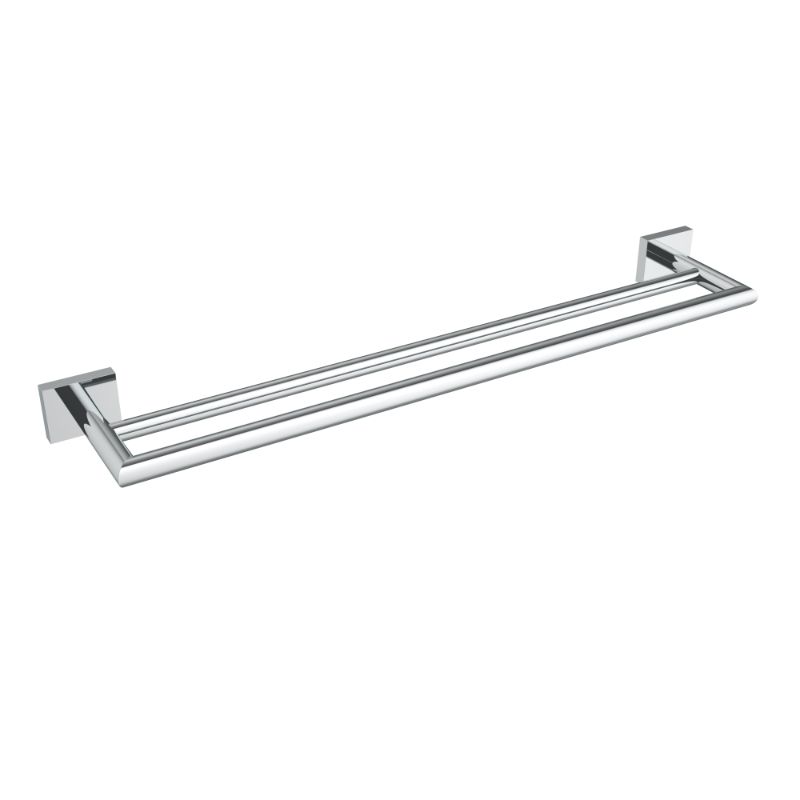 Crater 24" Double Towel Rack - Chrome