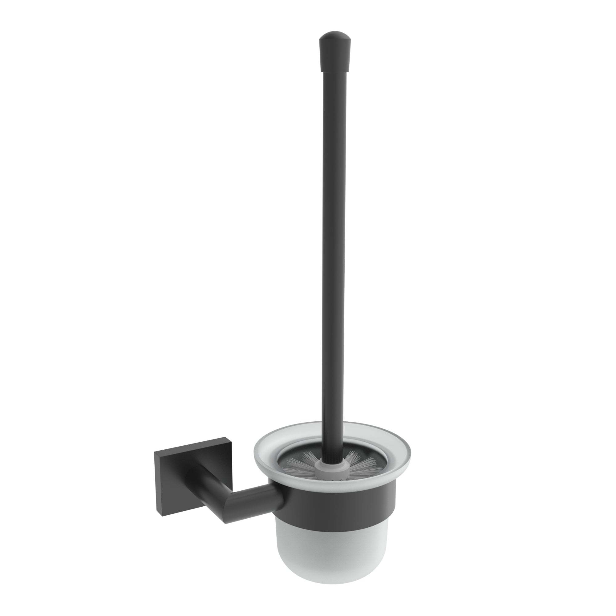 **JUSQU'À ÉPUISEMENT DES STOCKS** Brosse WC murale Crater - Noir mat