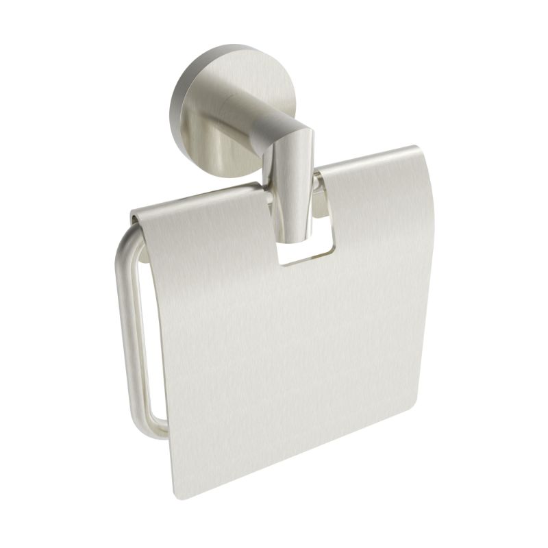 Porte-papier hygiénique Summit avec couvercle - Nickel brossé