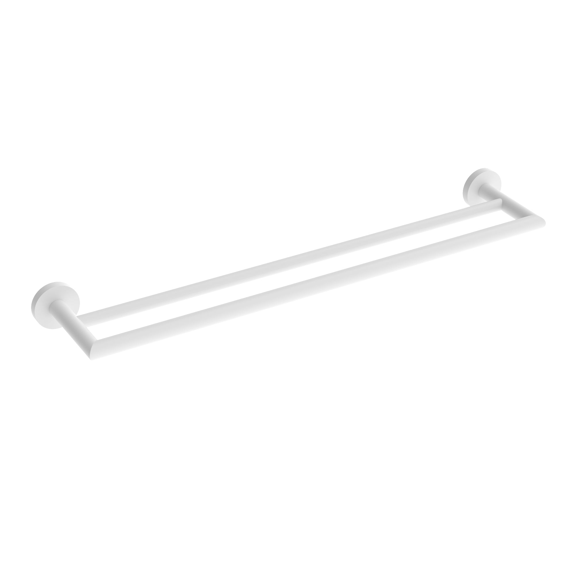 Summit 24" Double Towel Rack - Matte White