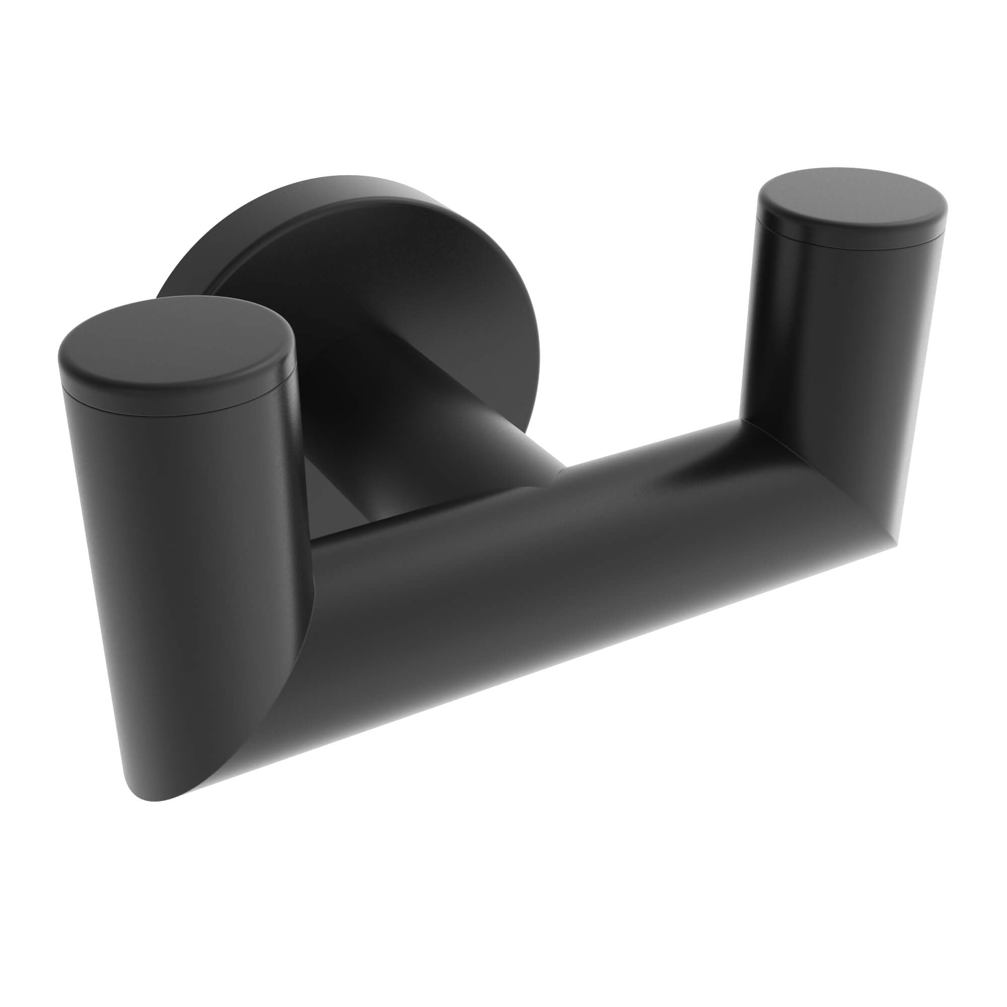 Summit Double Towel Hook - Matte Black