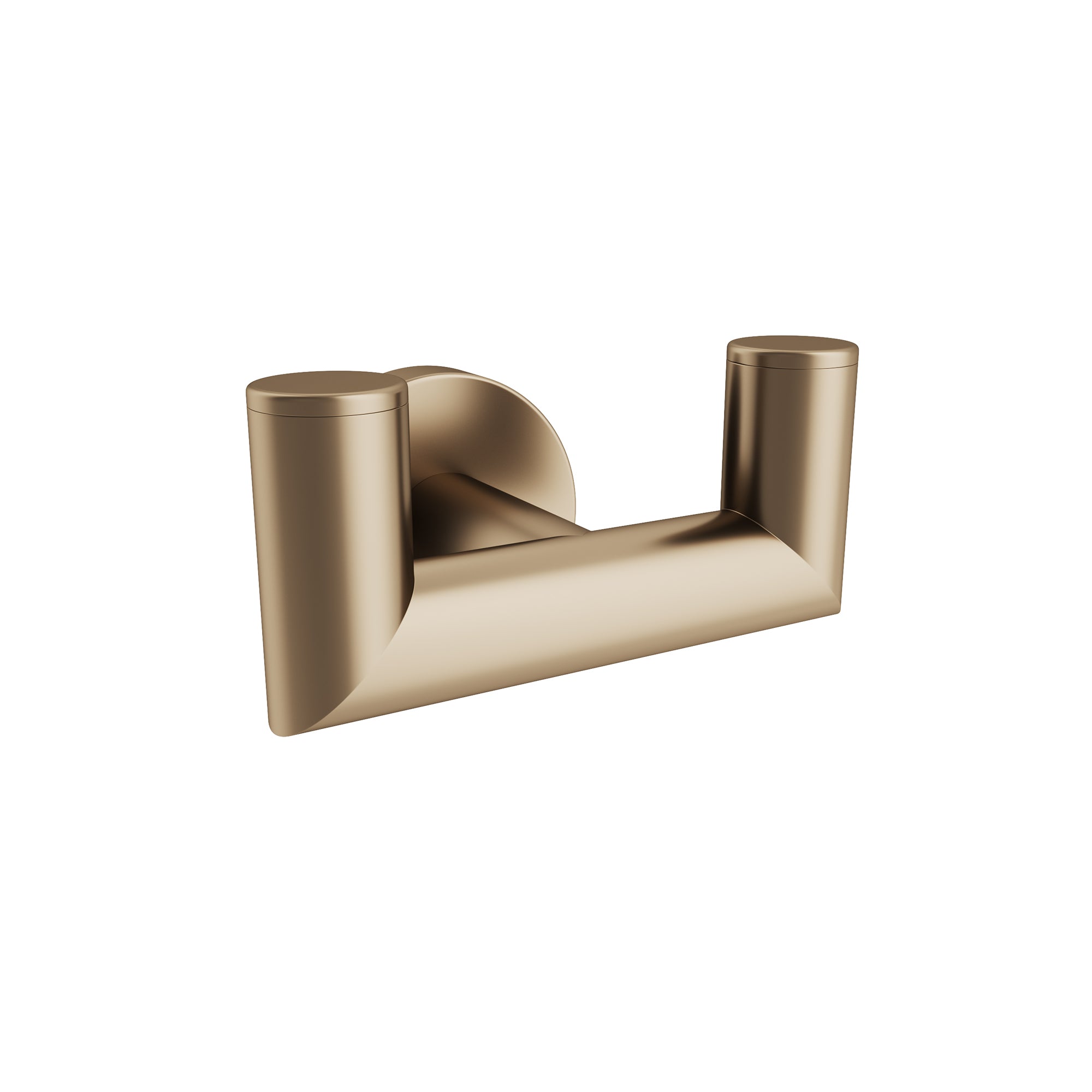 Summit Double Towel Hook - Brushed Bronze PVD