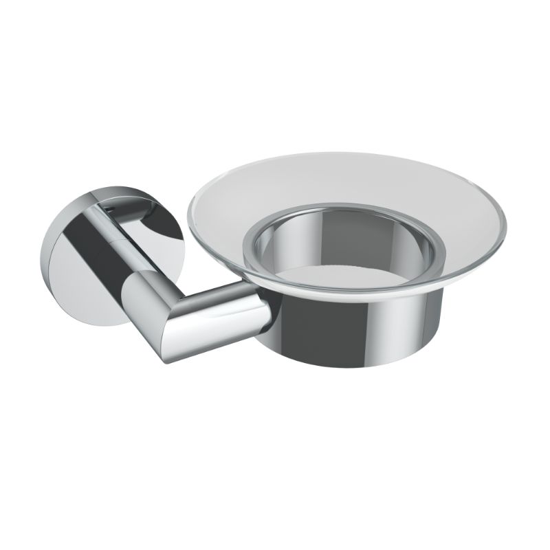 **JUSQU'À ÉPUISEMENT DES STOCKS** Porte-savon en verre Summit - Chrome