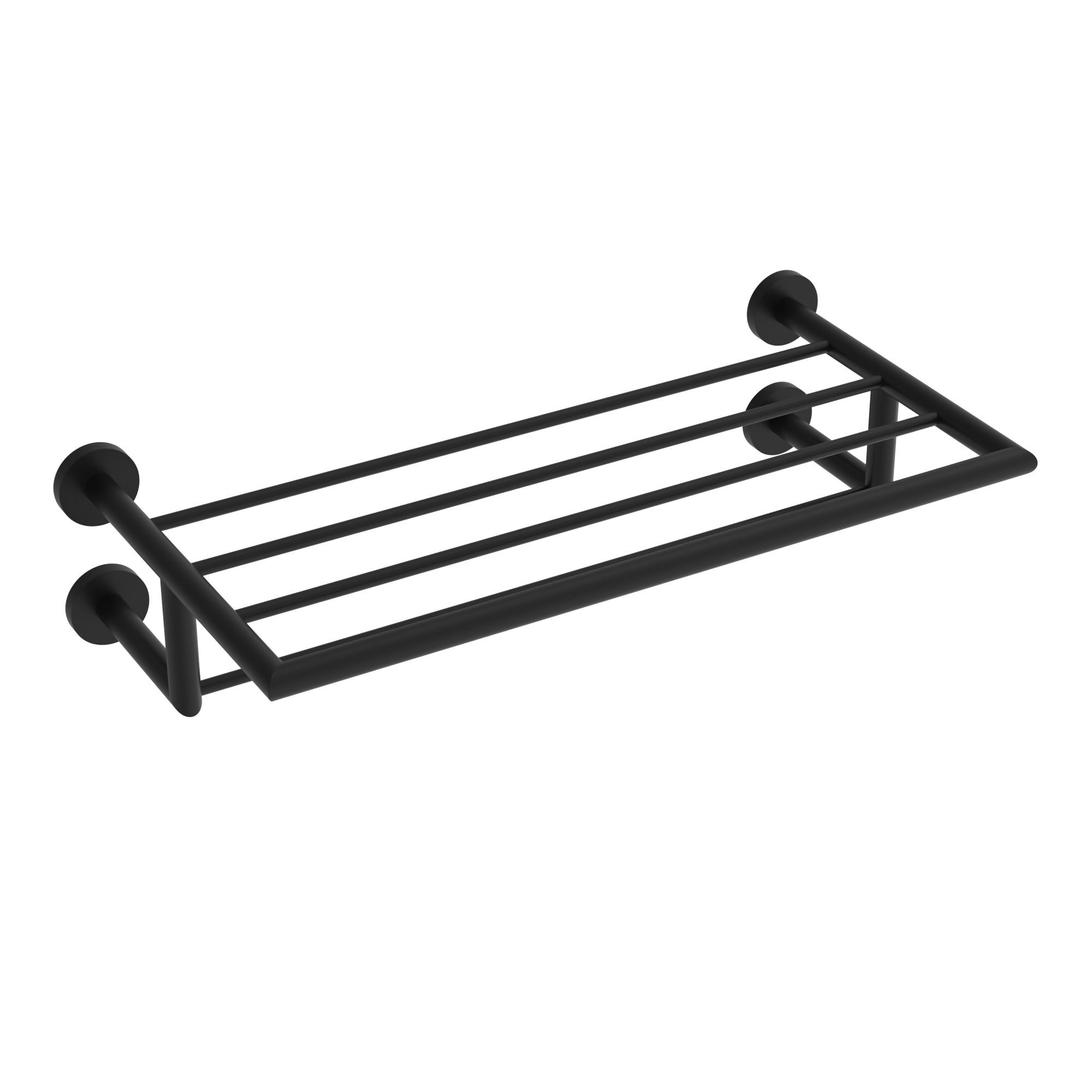 Étagère porte-serviettes double Summit - Noir mat