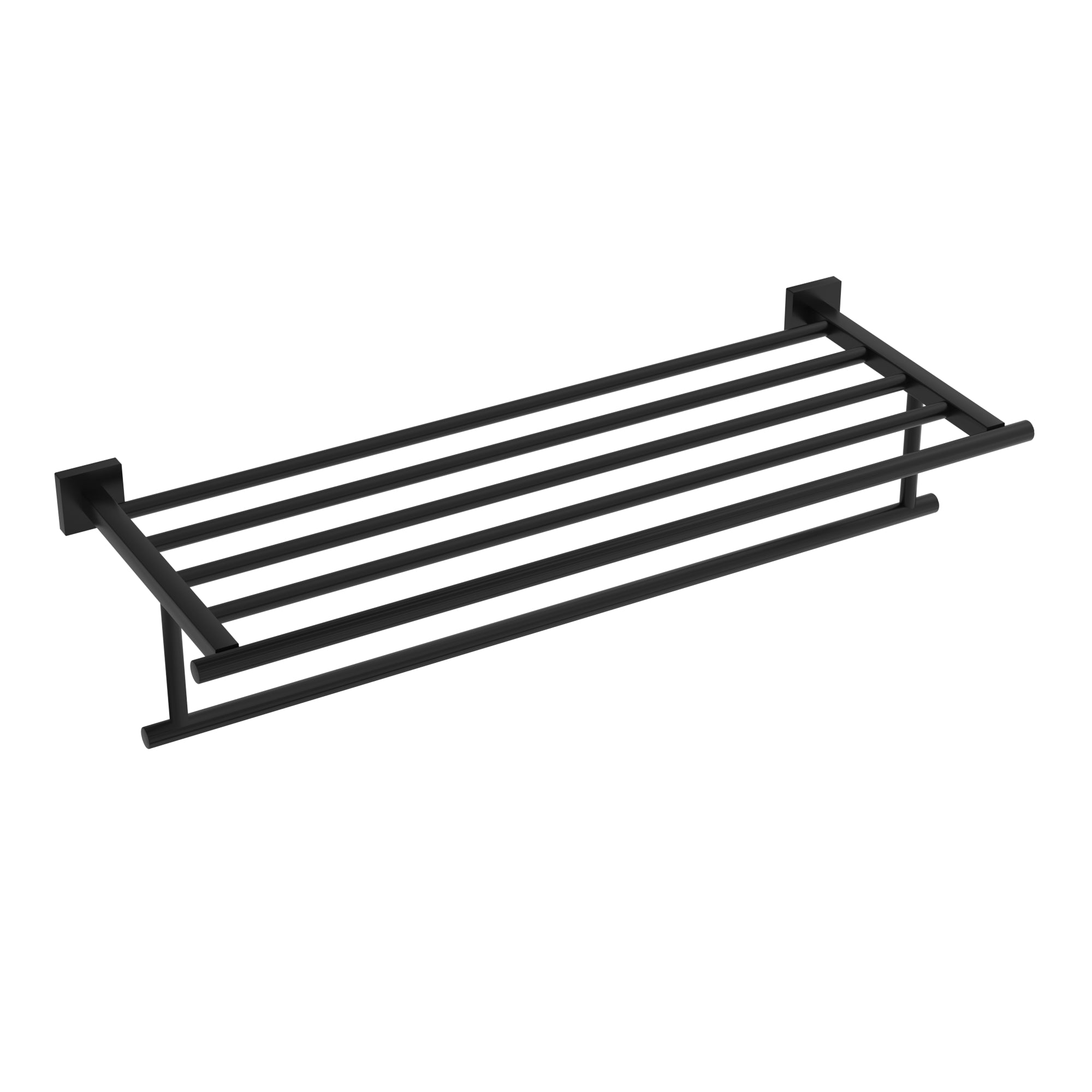 **JUSQU'À ÉPUISEMENT DES STOCKS** Porte-serviettes chauffant avec barre - Noir mat