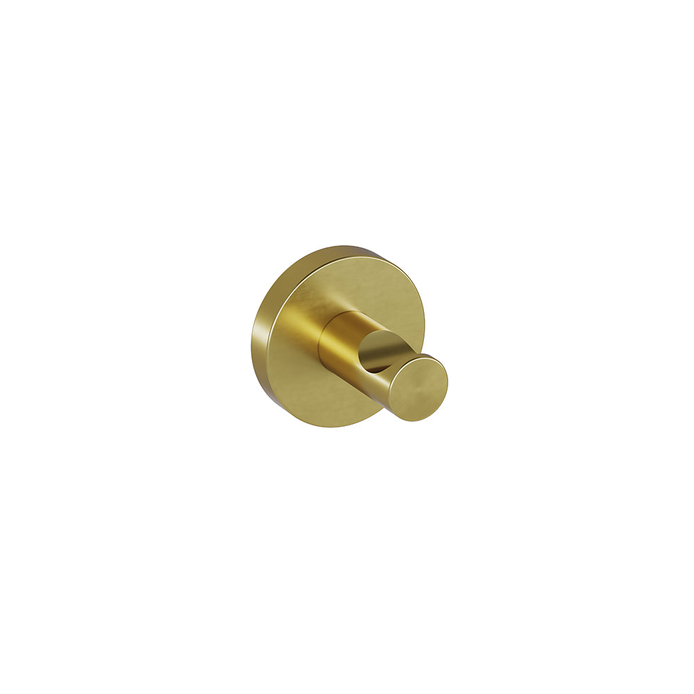 Lava towel hook - brushed gold PVD