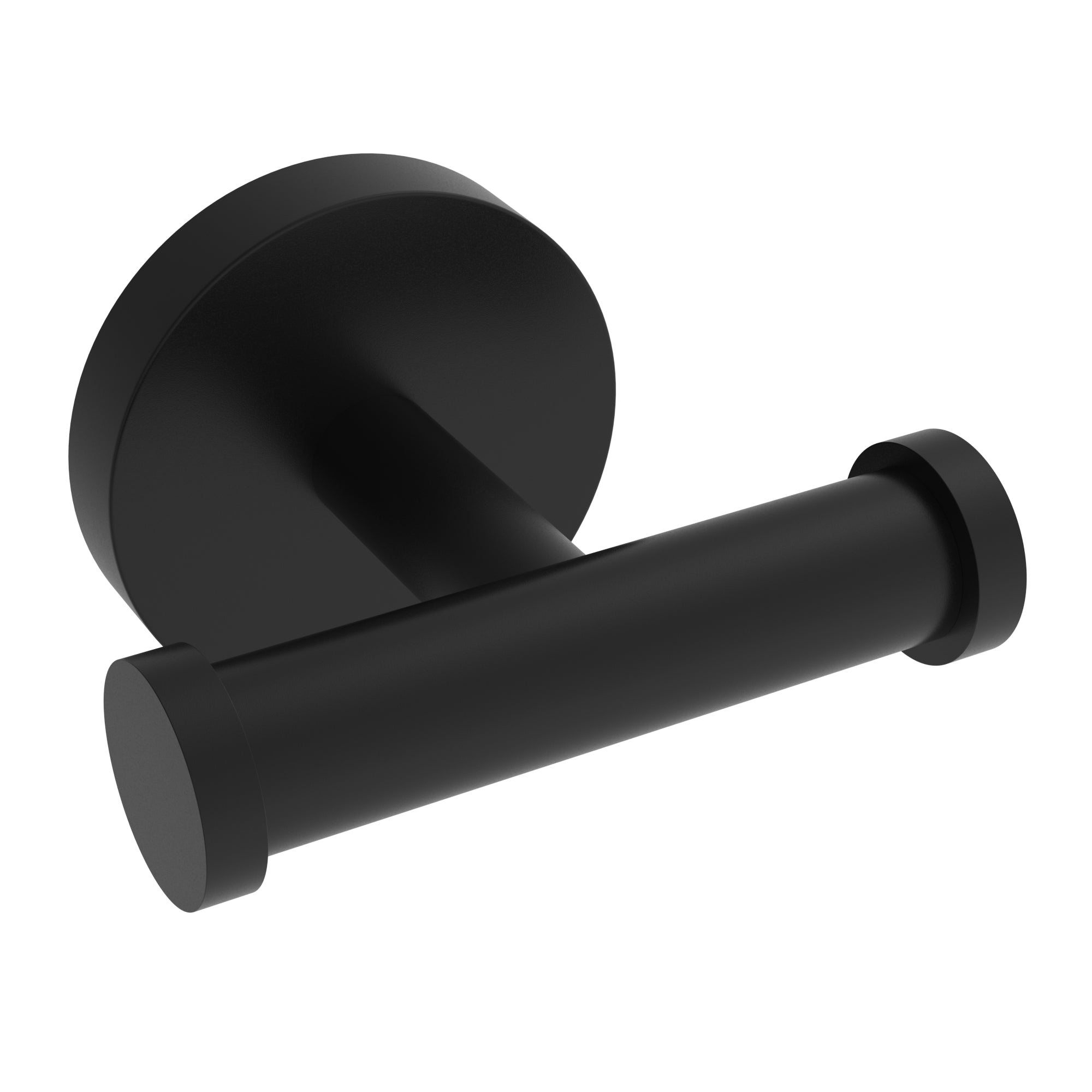 Lava Double Towel Hook - Matte Black