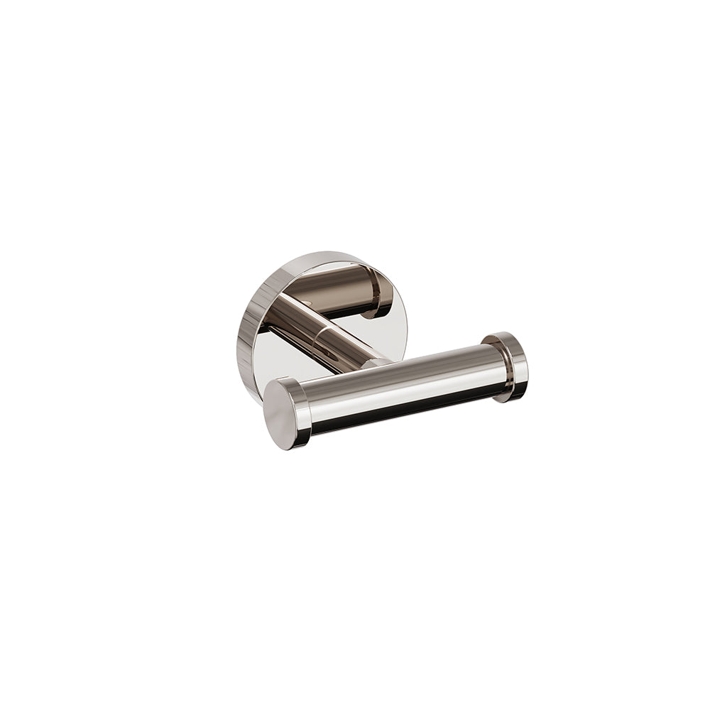 Lava Double Towel Hook - Polished Nickel