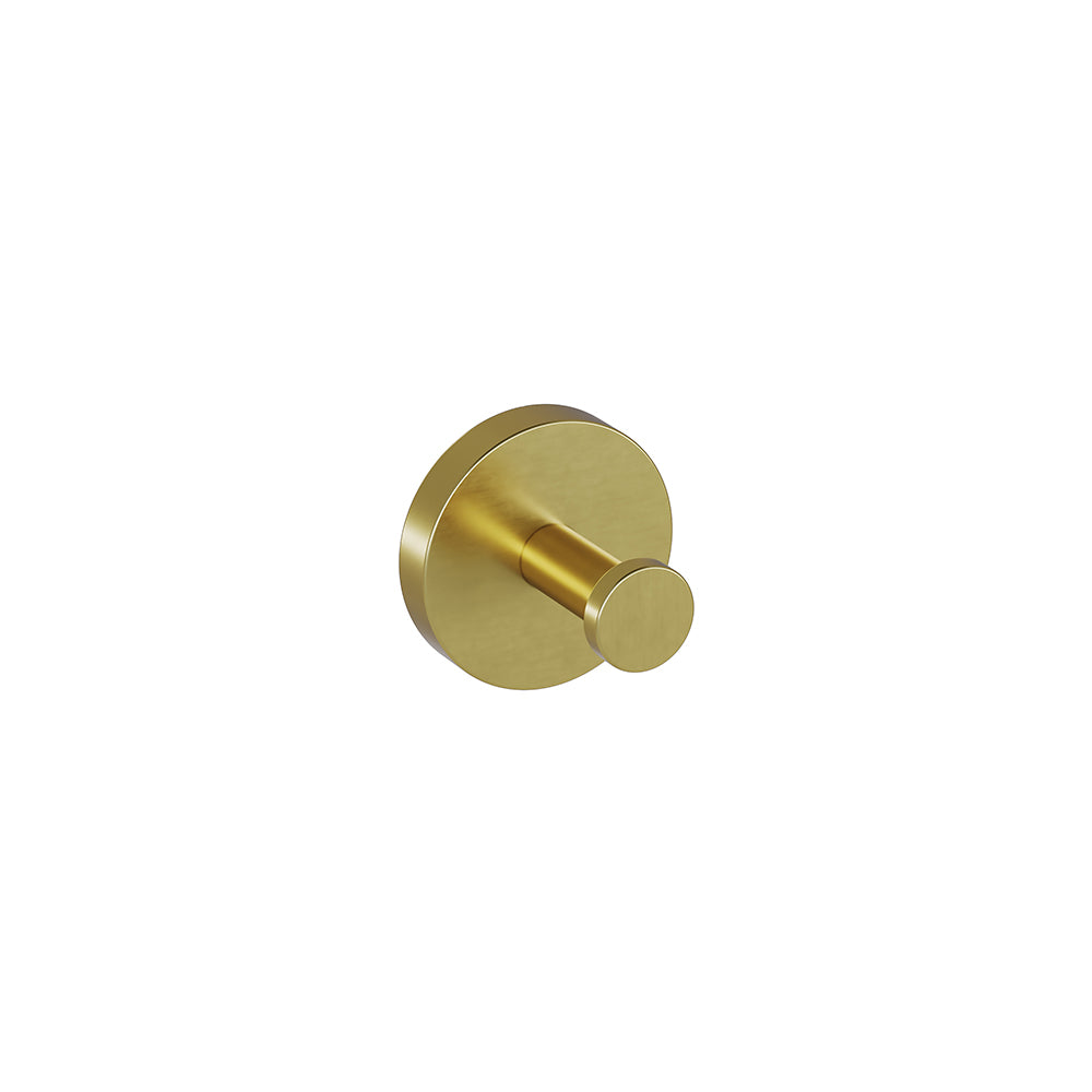 Lava towel hook - brushed gold PVD
