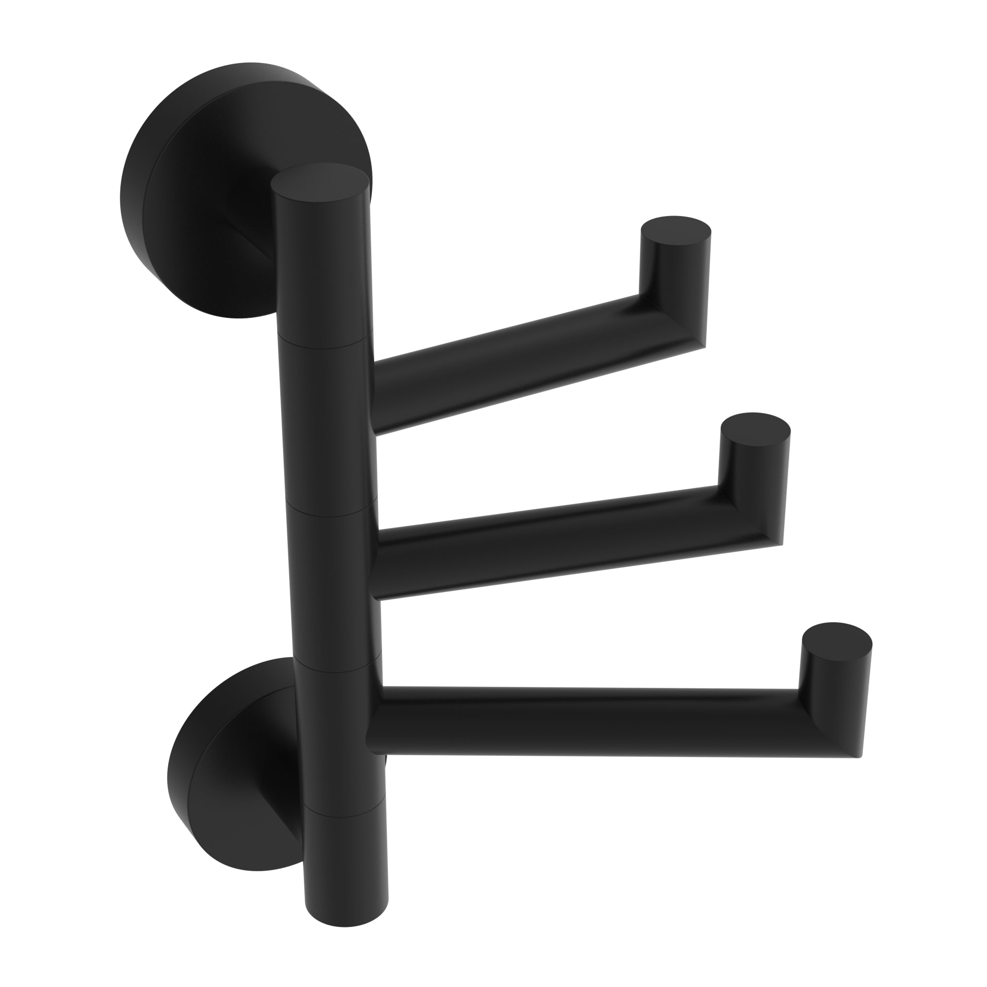 Lava Swivel Towel Hook - Matte Black