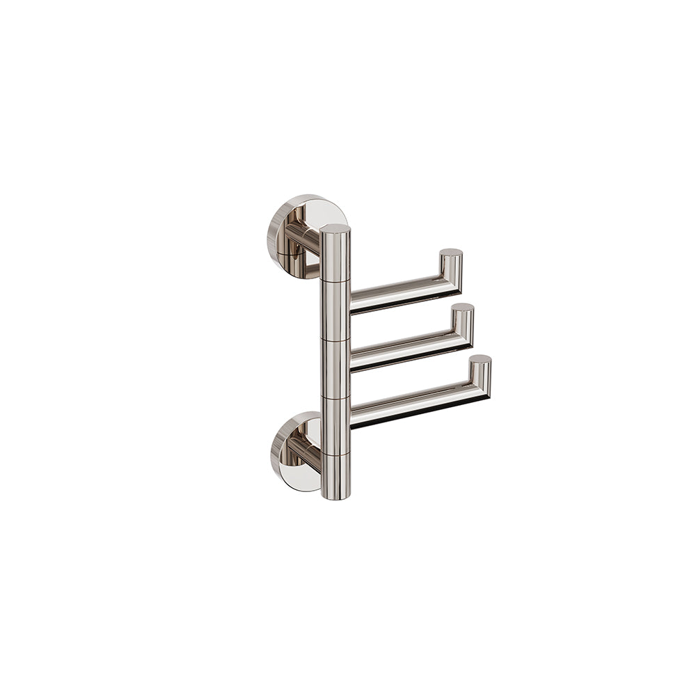 Lava Swivel Towel Hook - Polished Nickel