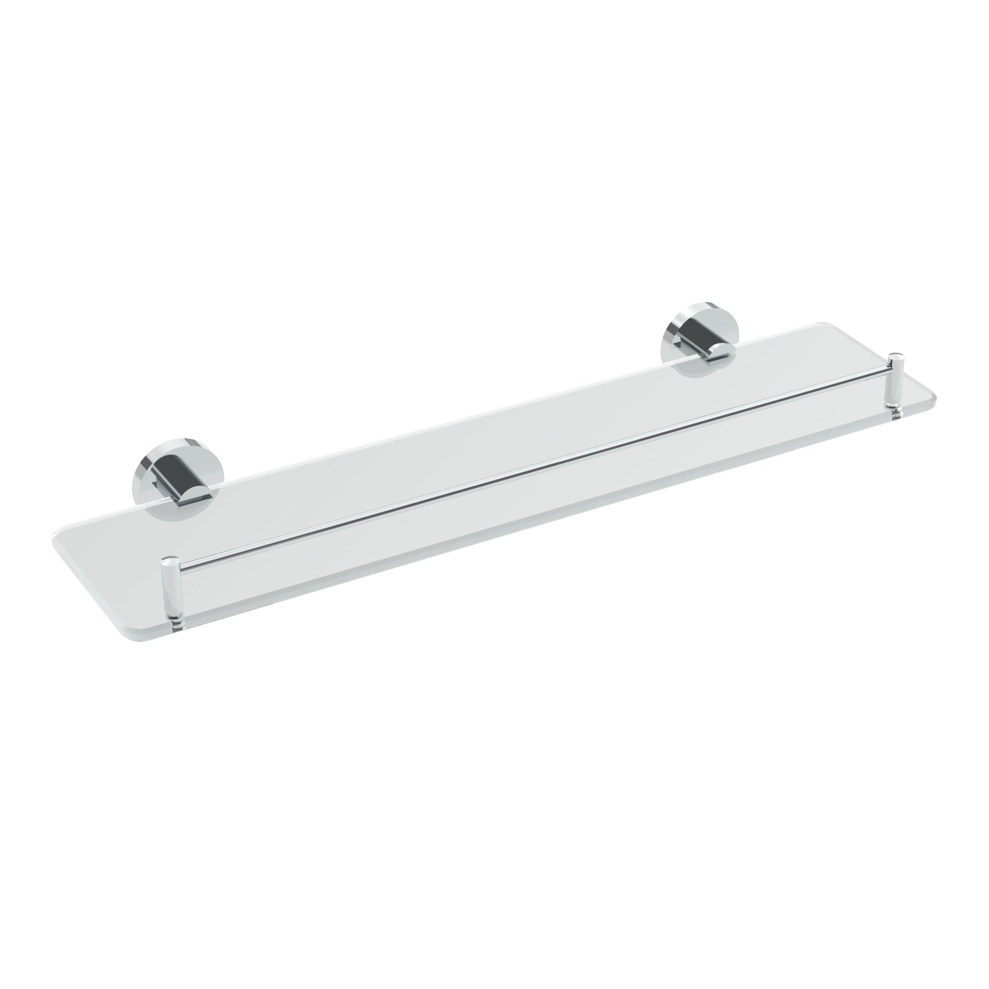 Lava glass shelf - Chrome
