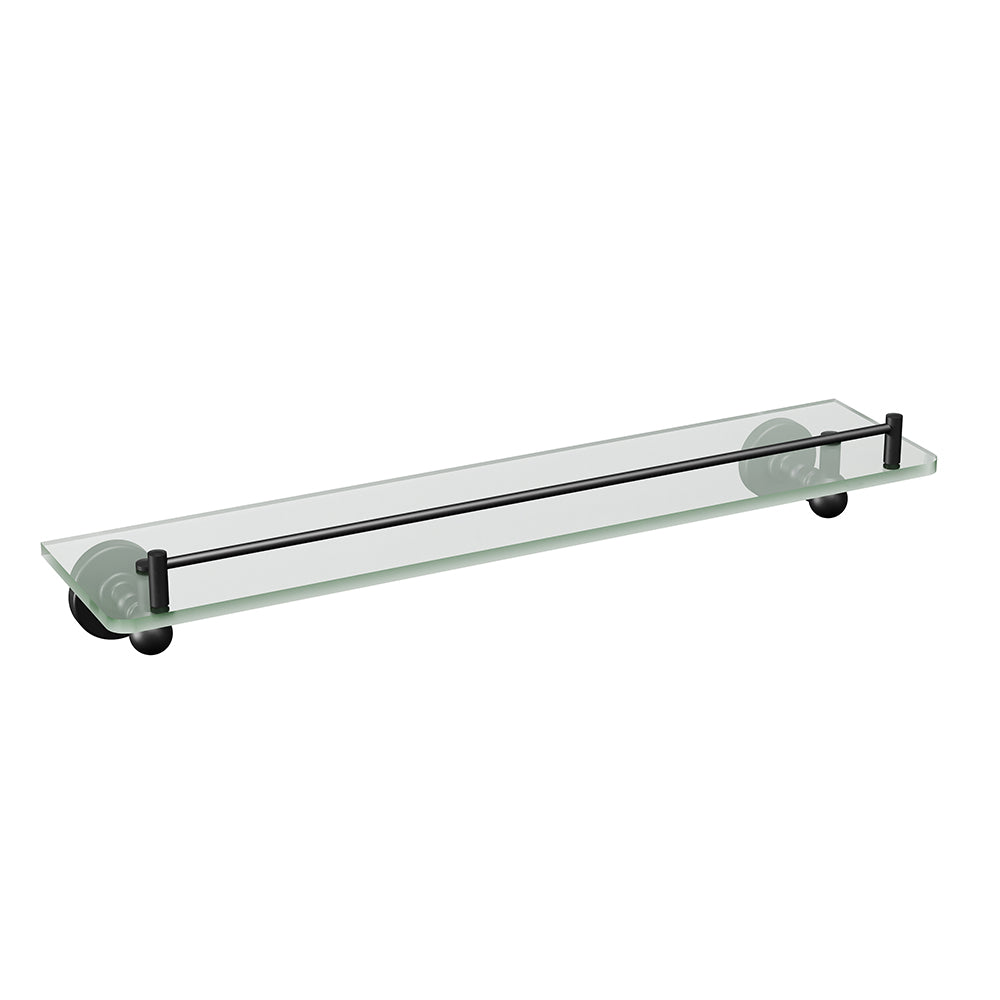 Ember Glass Shelf - Matte Black