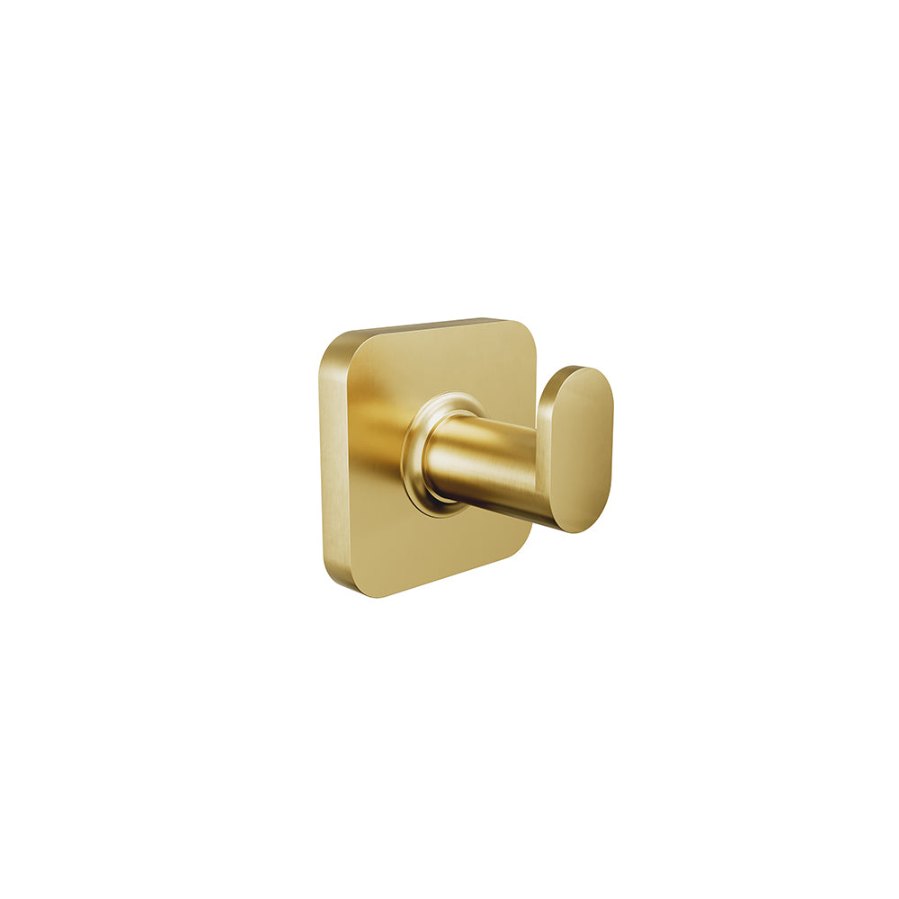 Vapor towel hook - brushed gold PVD