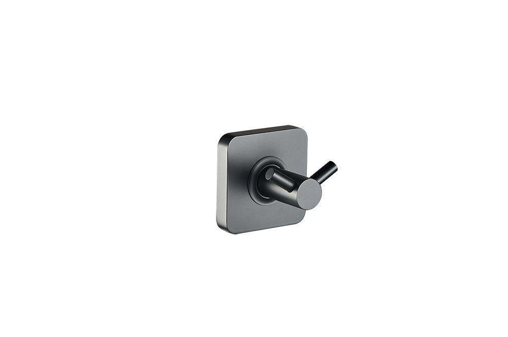 Vapor Double Towel Hook - Matte Black