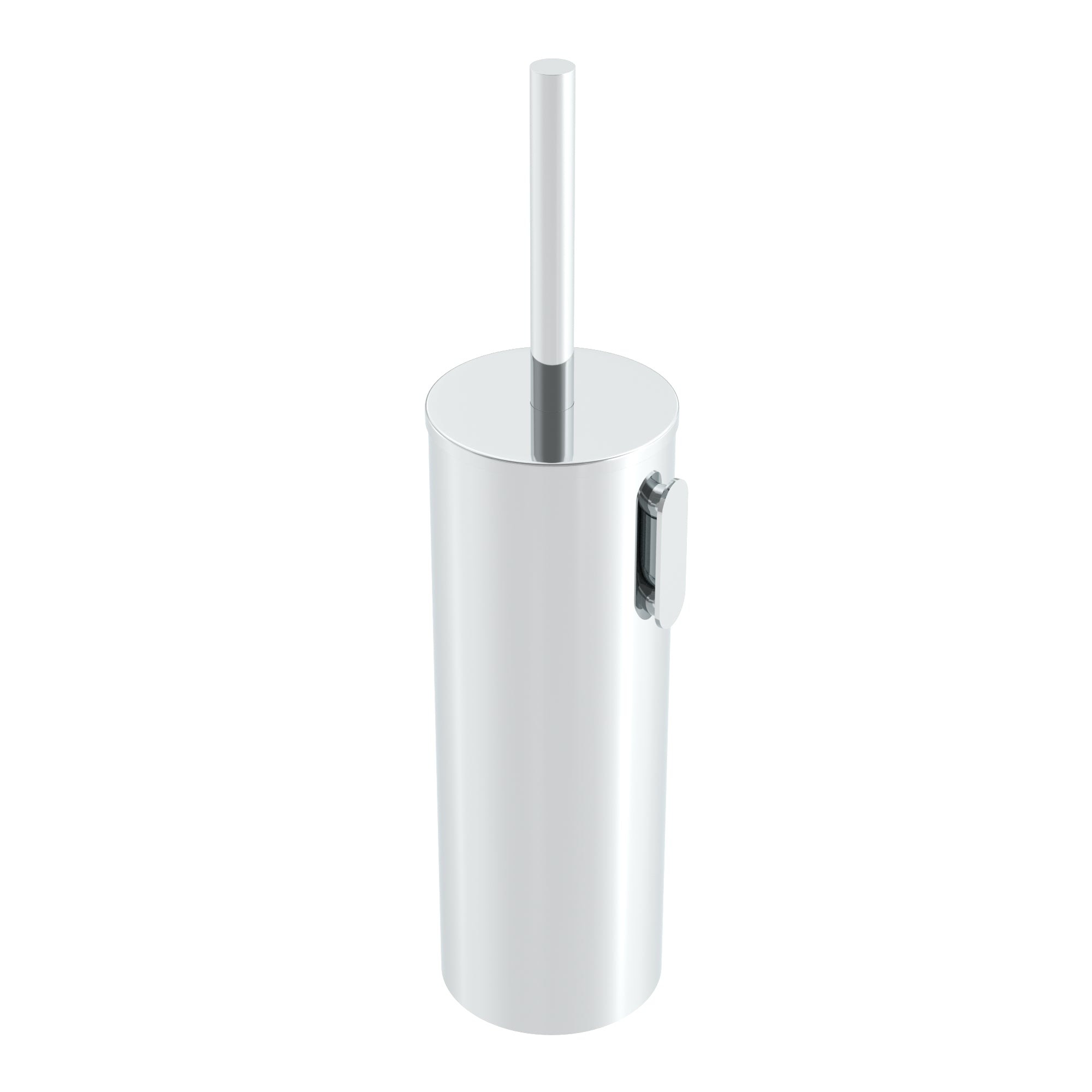 Wall-mounted toilet brush - Chrome