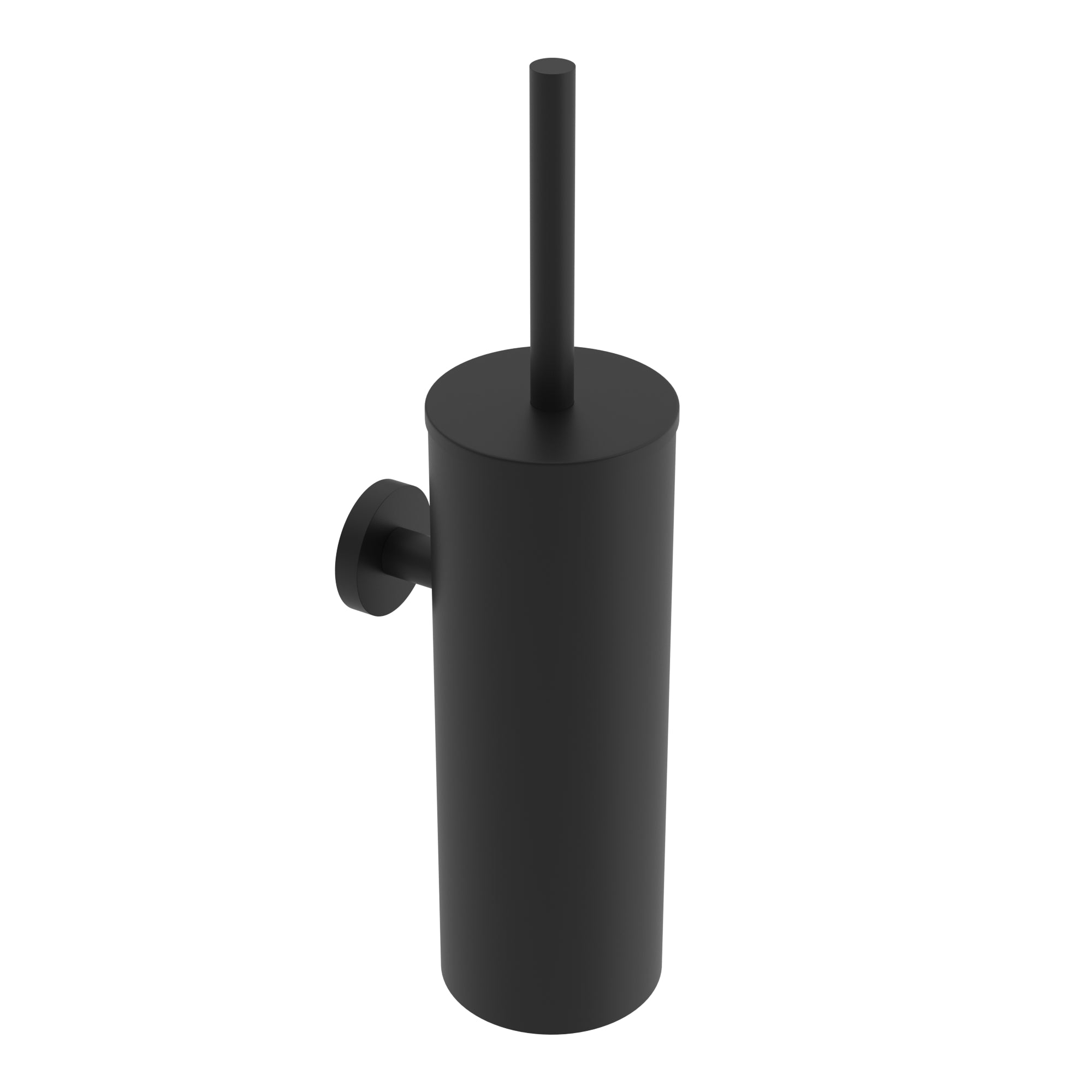 Wall-mounted toilet brush - Matte black