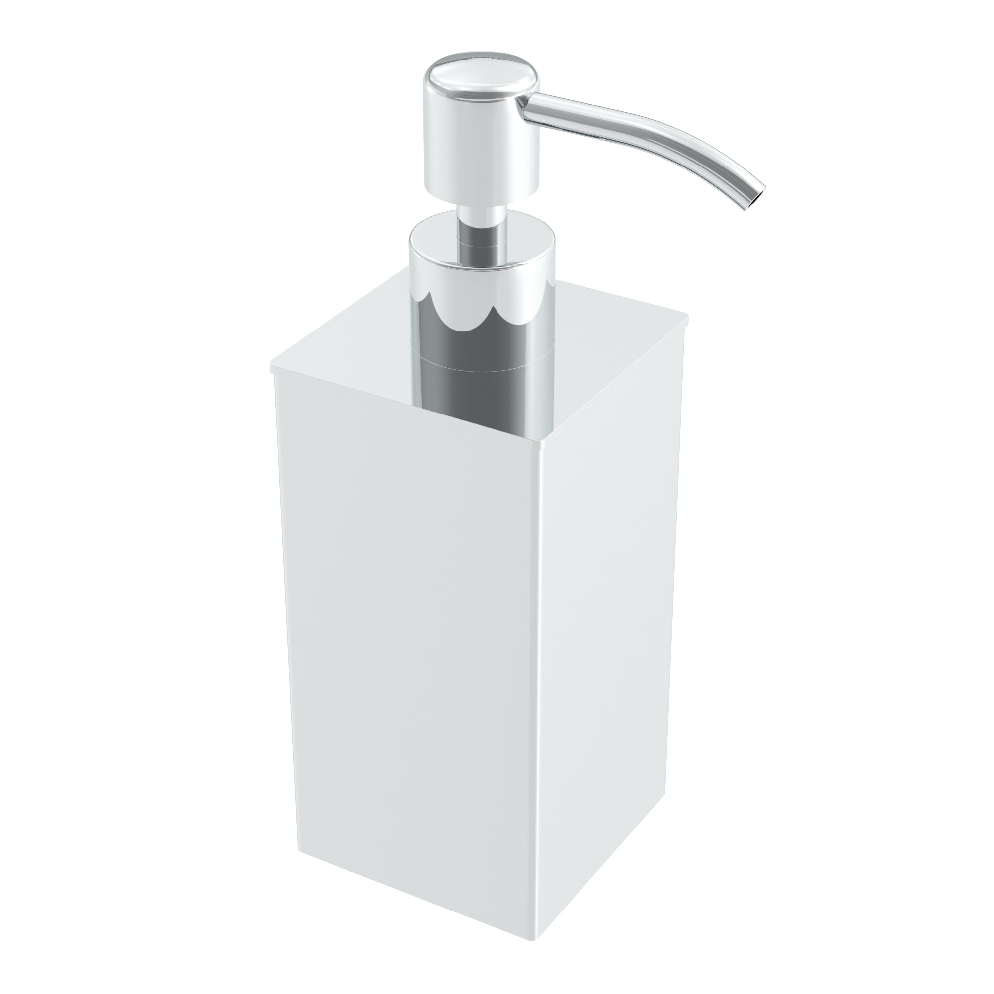 Freestanding soap dispenser 220 ml - Chrome