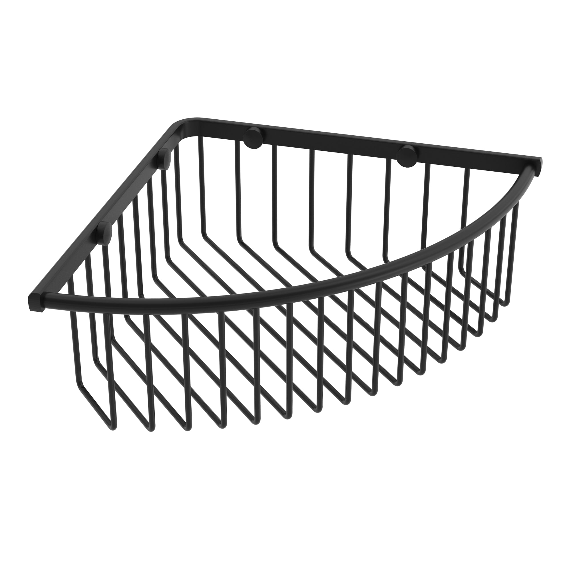 Corner shower basket - Matte black