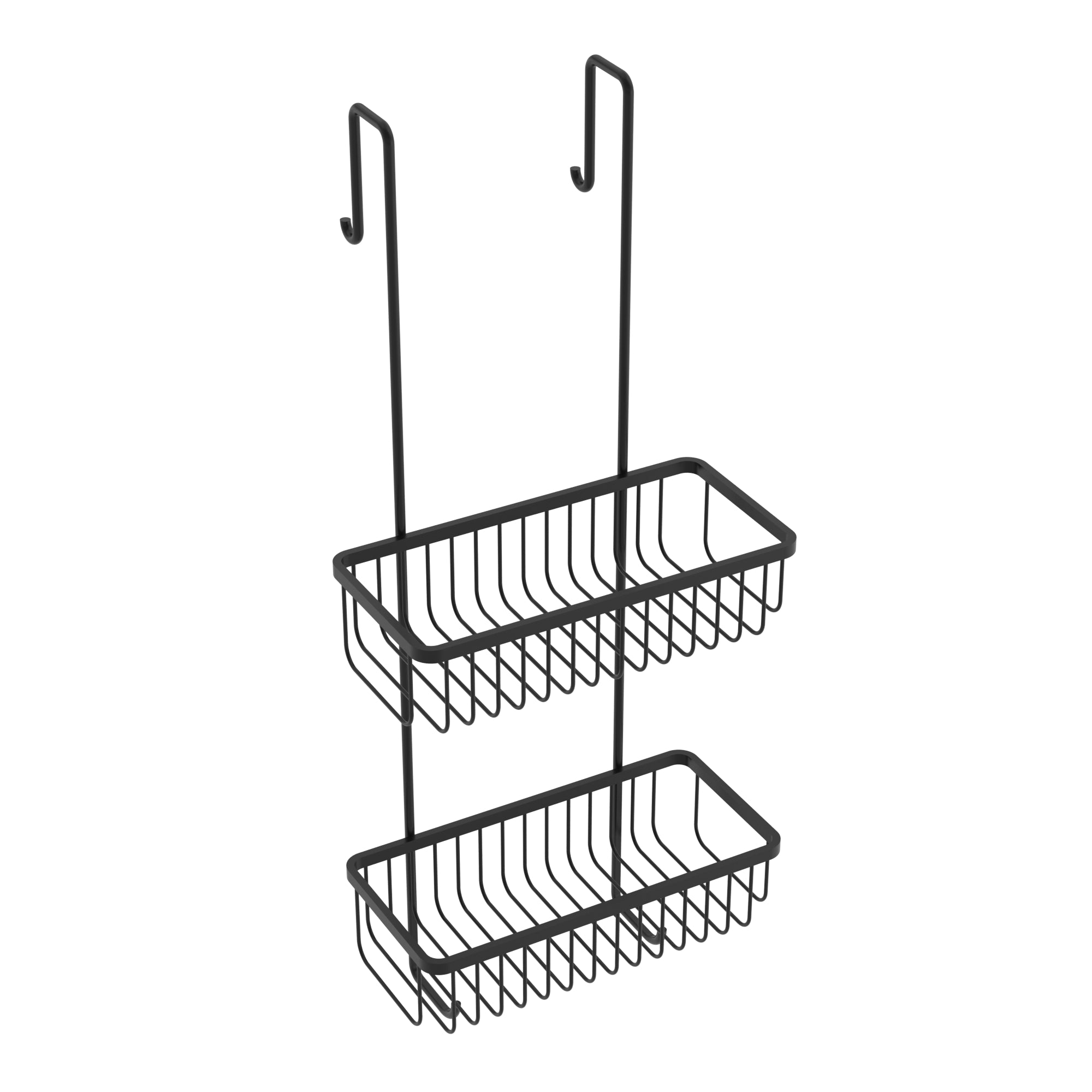 Hanging shower basket - Matte black