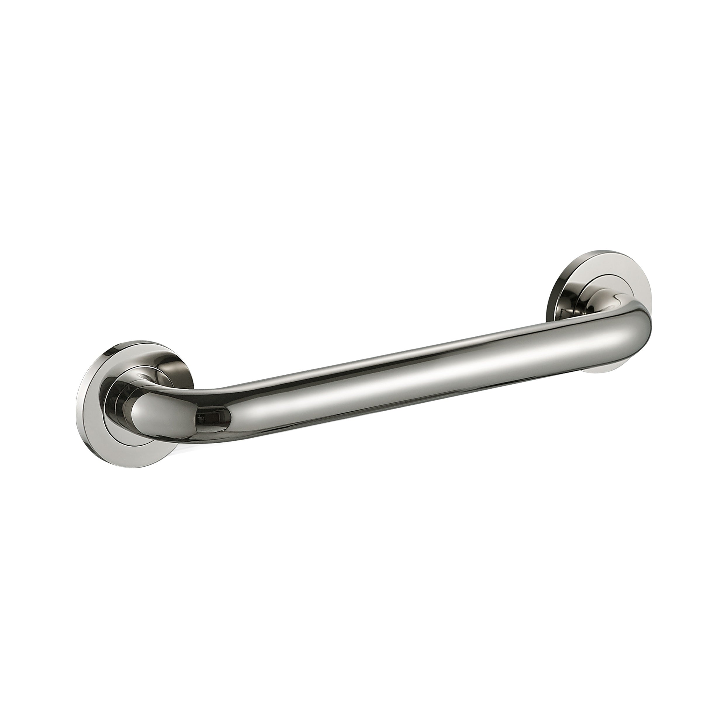 12-inch Round Grab Bar - Polished Nickel