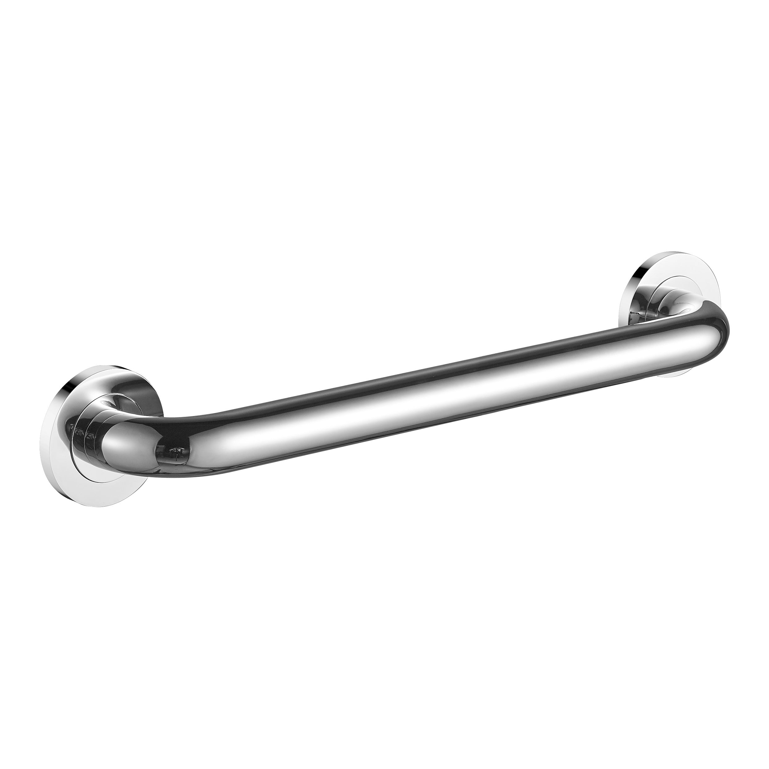 18-inch Round Grab Bar - Chrome