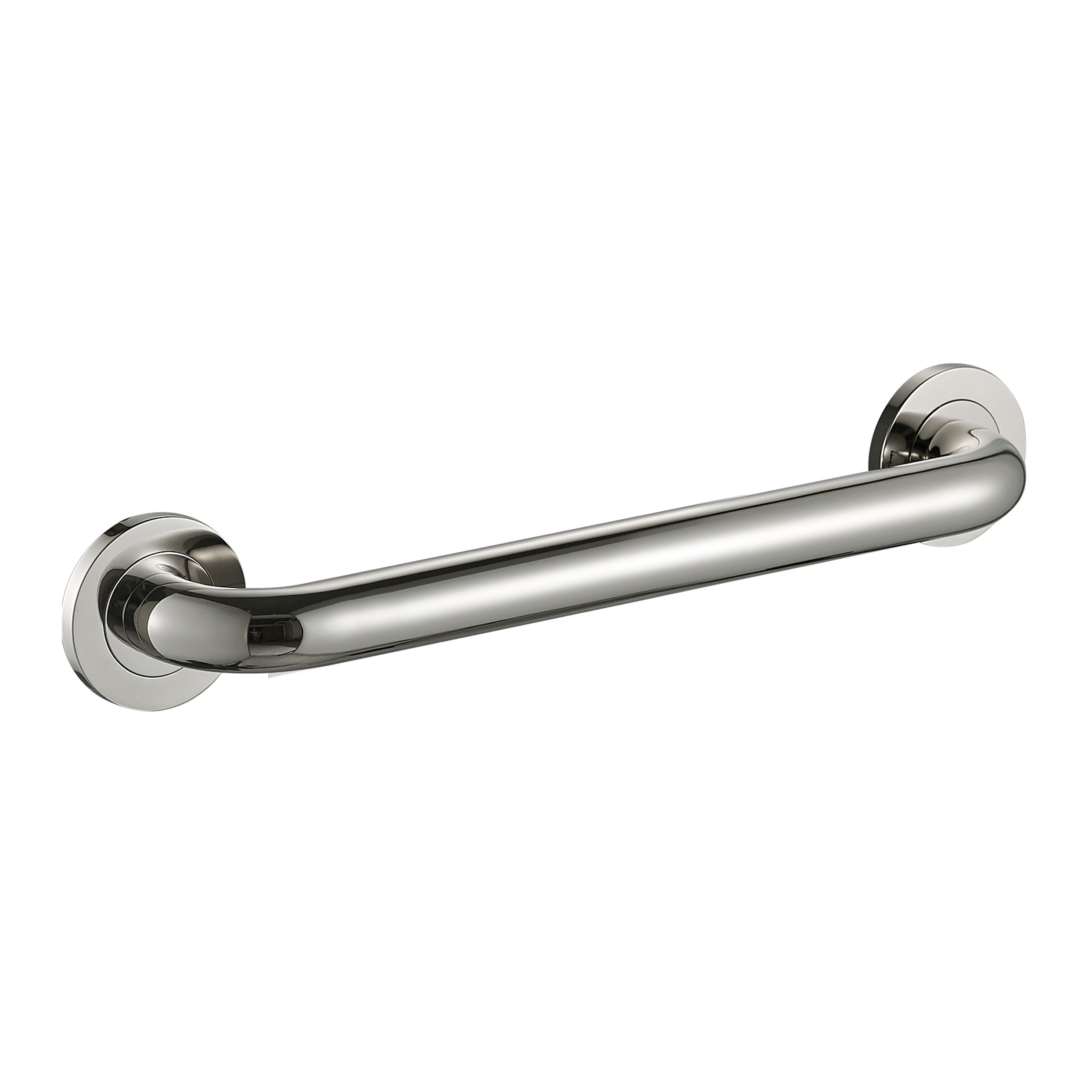 18-inch Round Grab Bar - Polished Nickel
