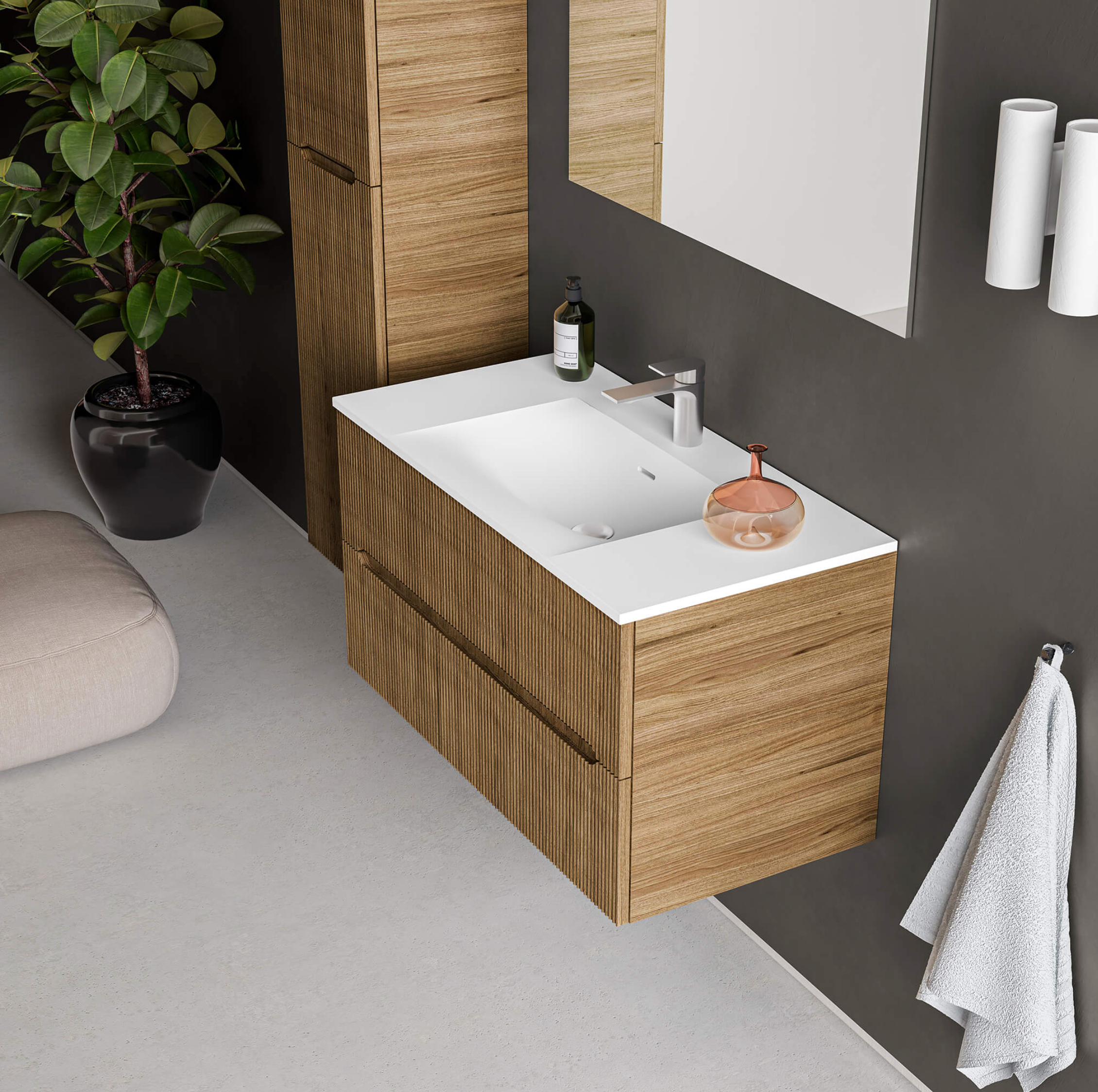 Vanités murales Stonetouch (prix en magasin seulement)