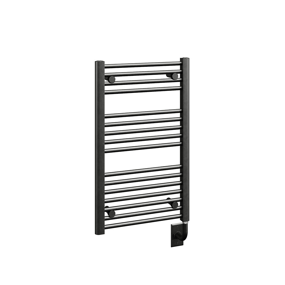 Savoy 19"x31" Hydronic Towel Warmer - Matte Black