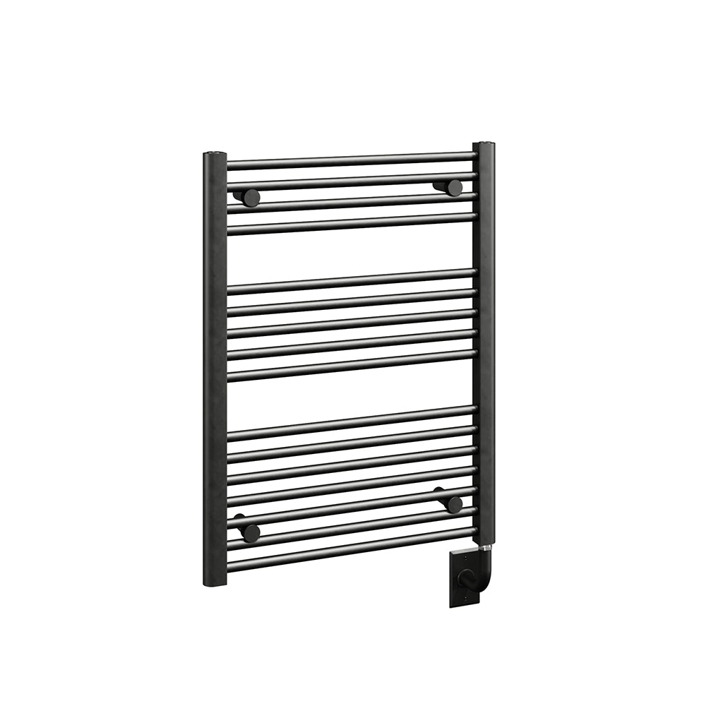 Savoy Hydronic Towel Warmer 23.5" x 31" - Matte Black