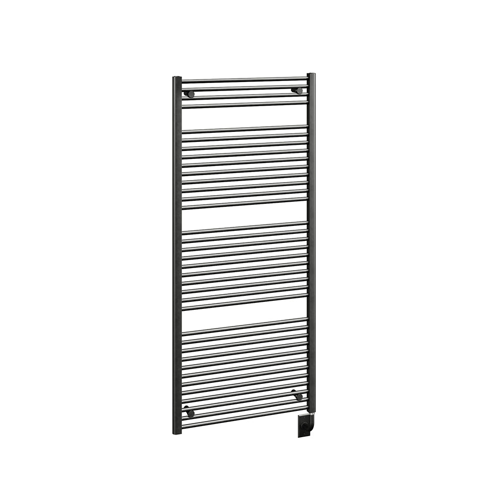 Chauffe-serviettes électrique câblé Savoy 23,5" x 66,5" - Noir mat