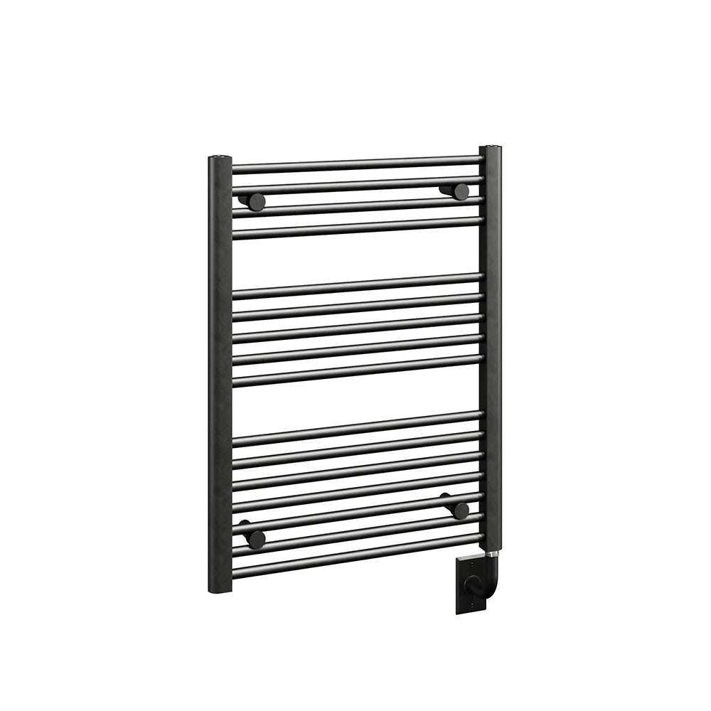 Savoy Hydronic Towel Warmer 23.5" x 19" - Matte Black