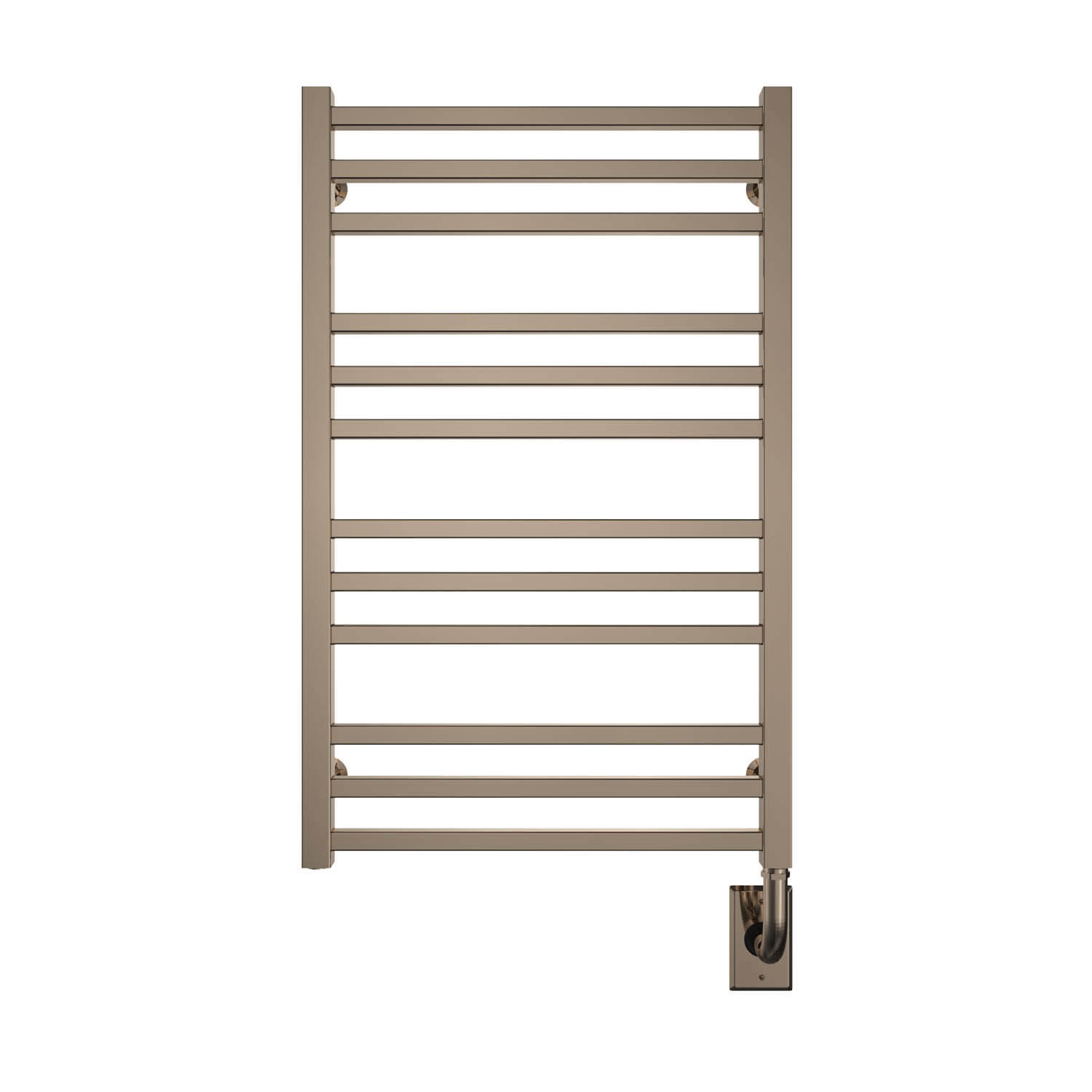 Chauffe-serviettes électrique câblé Avento 19,5" x 31" - Nickel poli