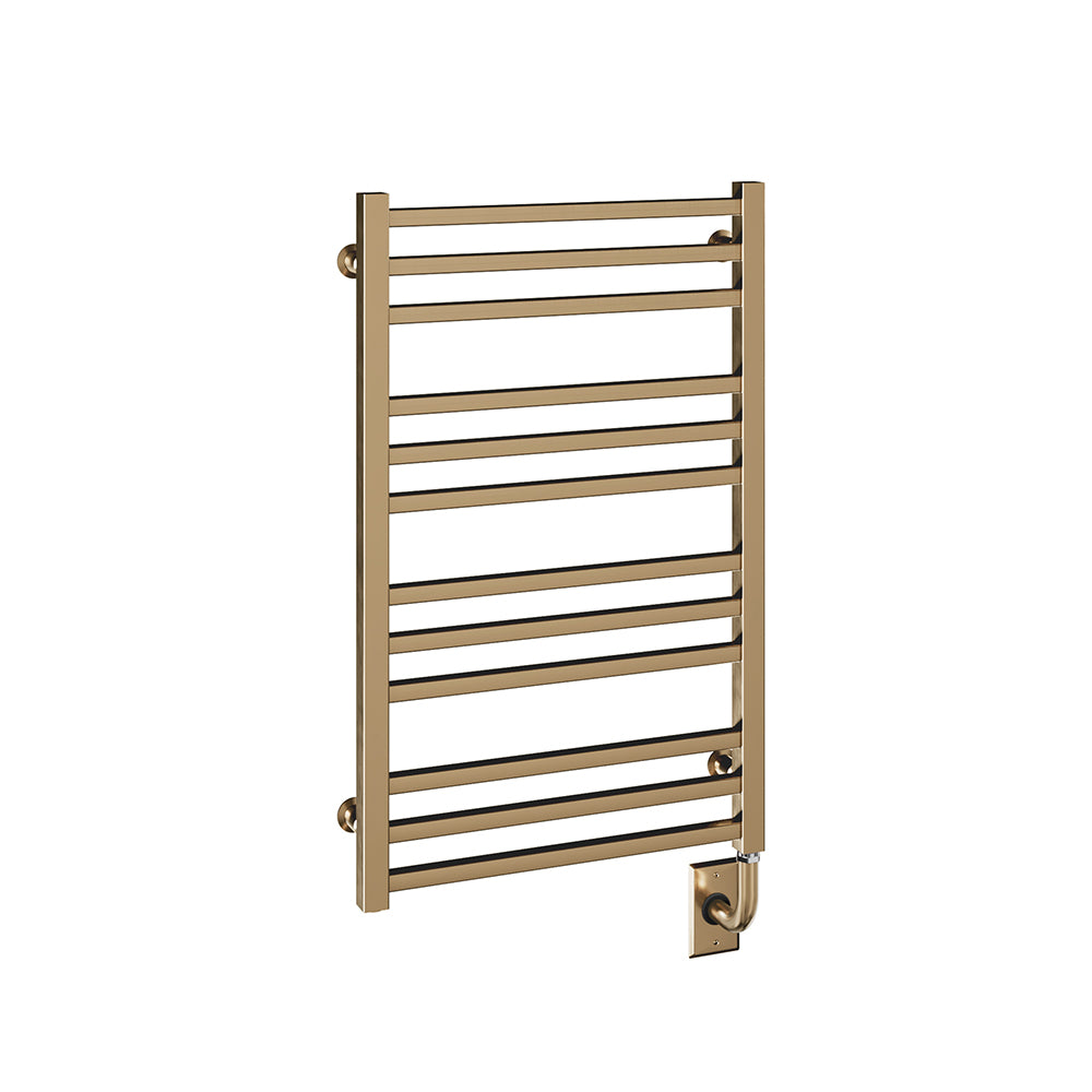 Chauffe-serviettes électrique câblé Avento 19,5" x 31" - Bronze brossé PVD
