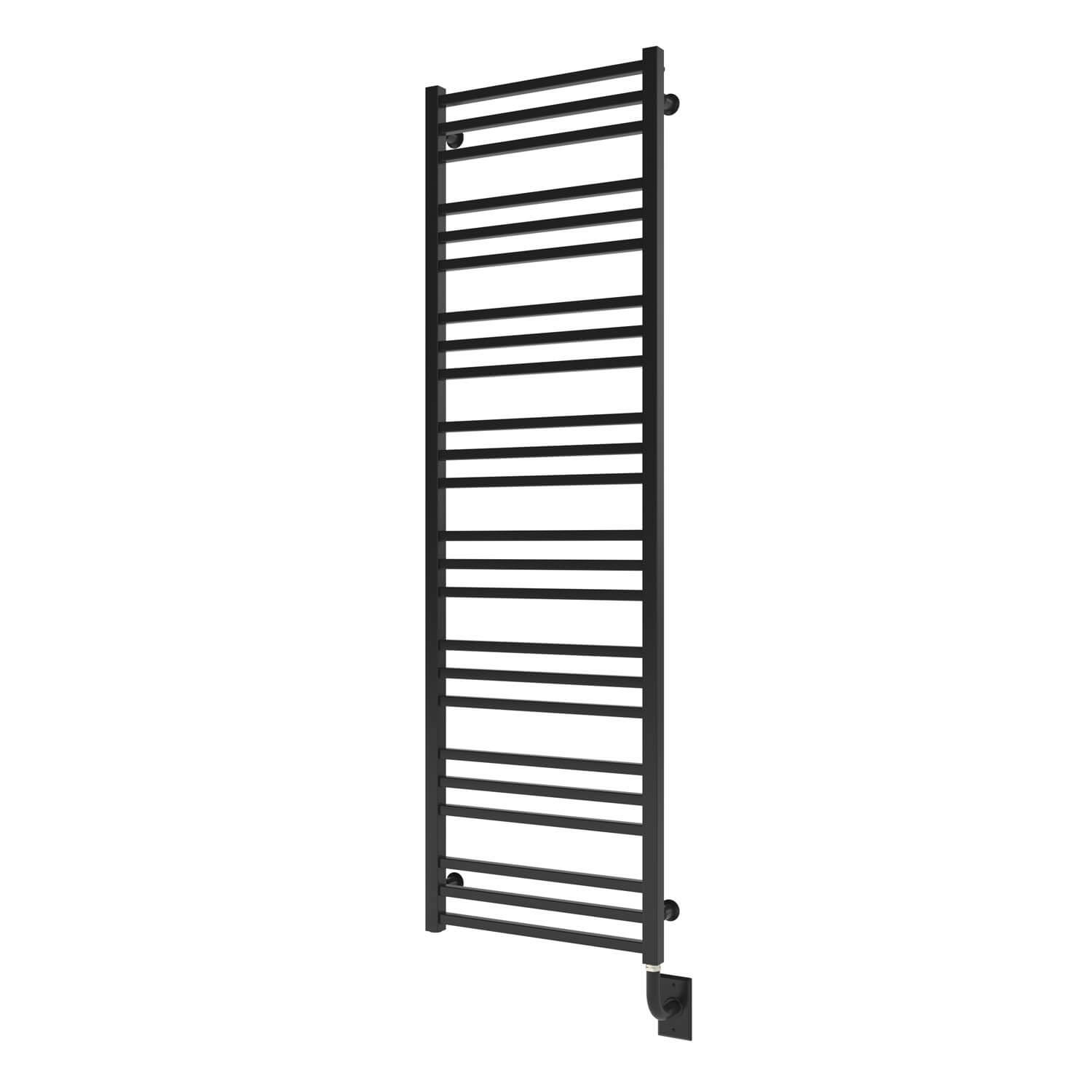 Avento Hydronic Towel Warmer 19.5" x 64" - Matte Black
