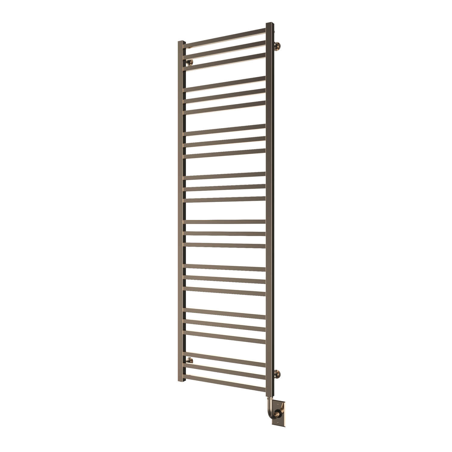 Avento Hydronic Towel Warmer 19.5" x 64" - Polished Nickel