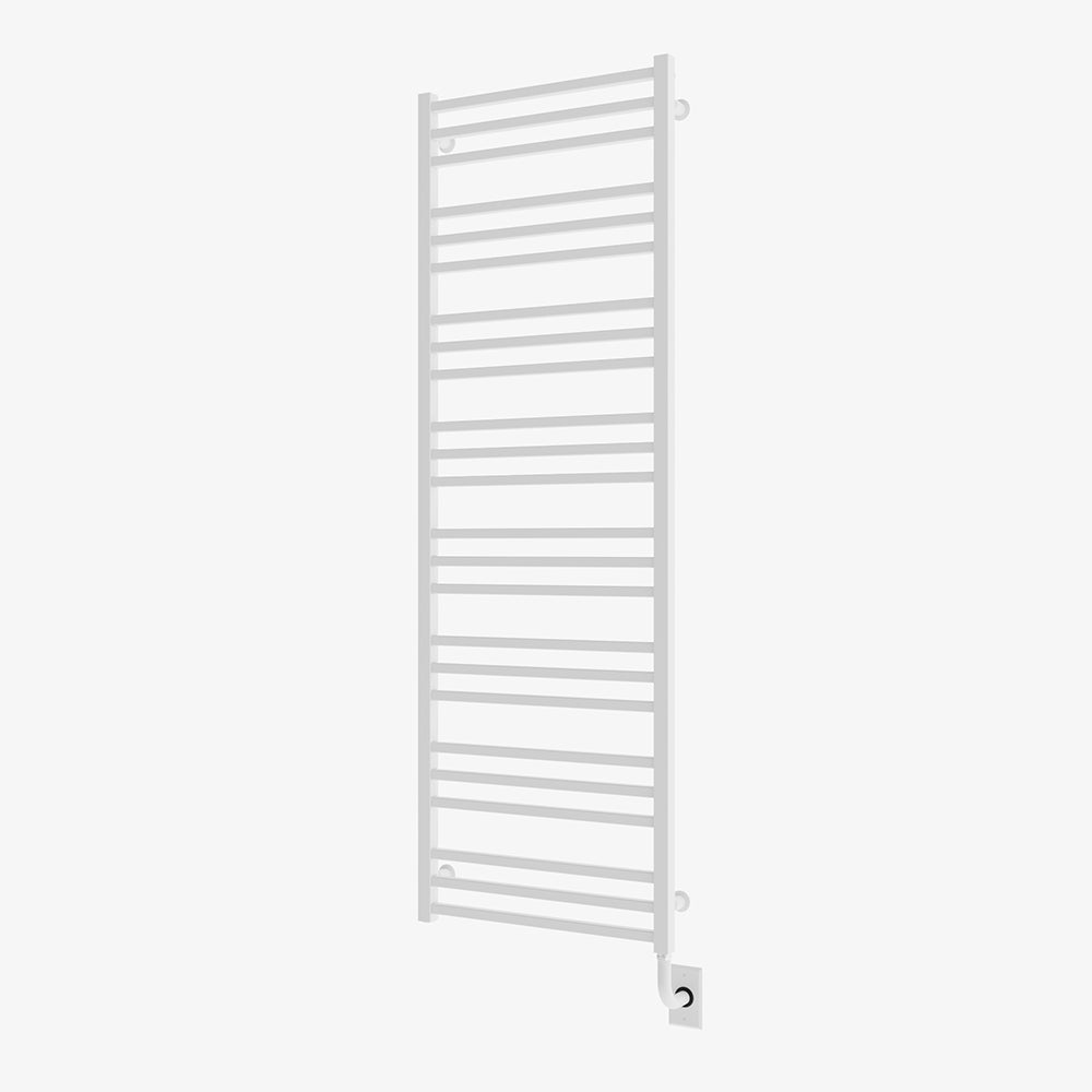 Avento 23.5" x 64" Wired Electric Towel Warmer - Matte White