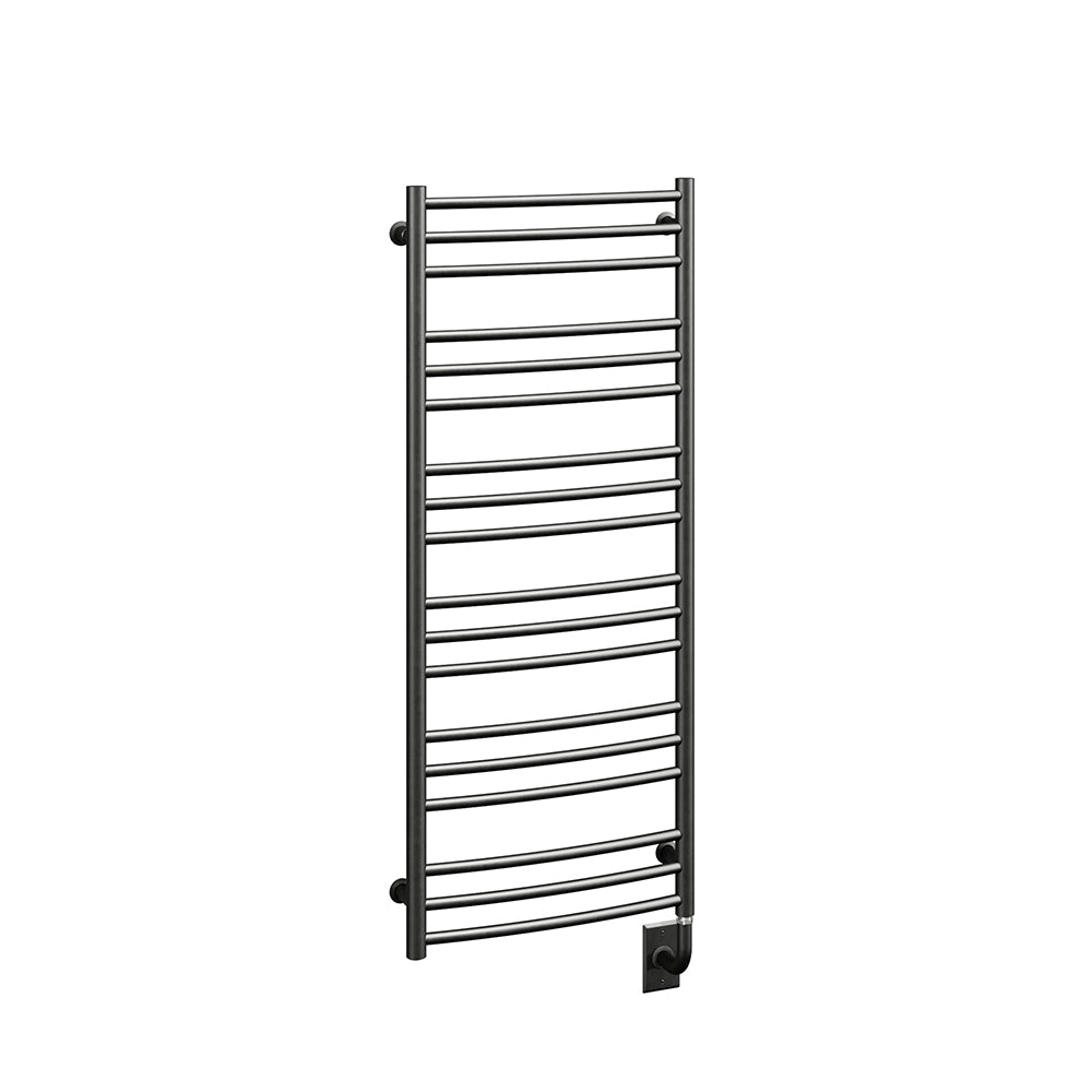 Laveno Hydronic Towel Warmer 19.5" x 47.5" - Matte Black