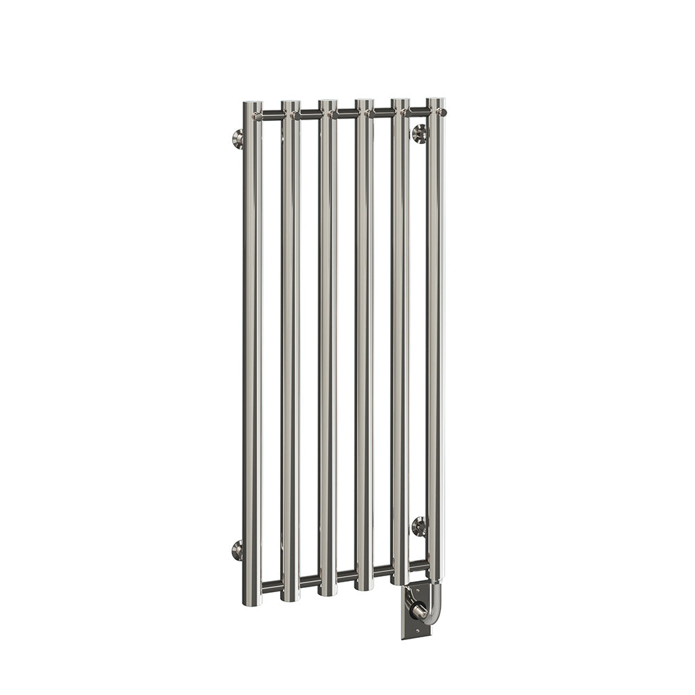 Chauffe-serviettes électrique câblé Rosendal 16,5" x 37,5" - Nickel poli