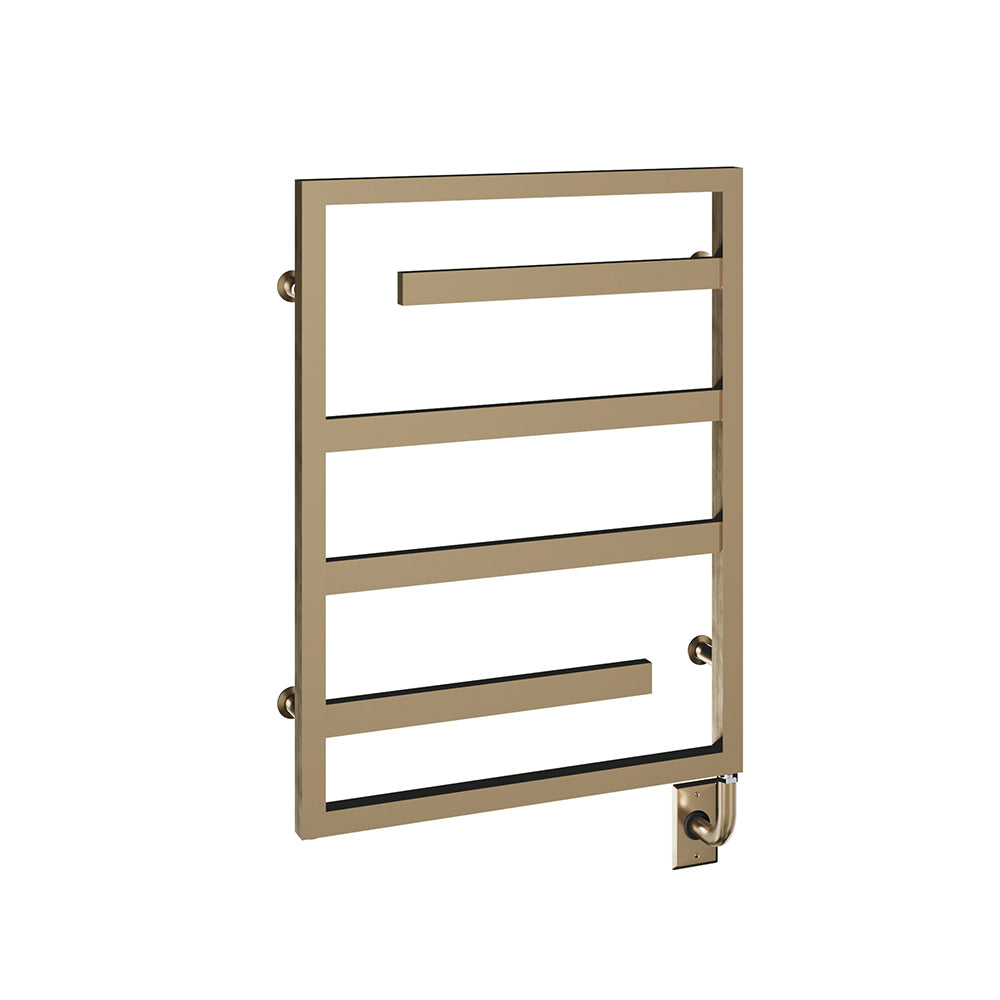 Vasto 23.5" x 31" Electric Towel Warmer - Brushed Bronze PVD
