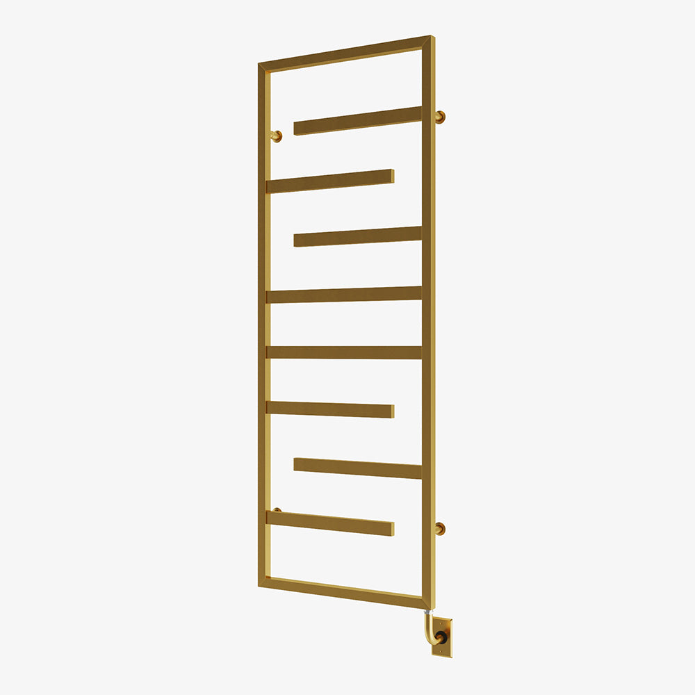 Chauffe-serviettes électrique Vasto 23,5" x 64" (59,7 x 162,9 cm) - PVD or brossé