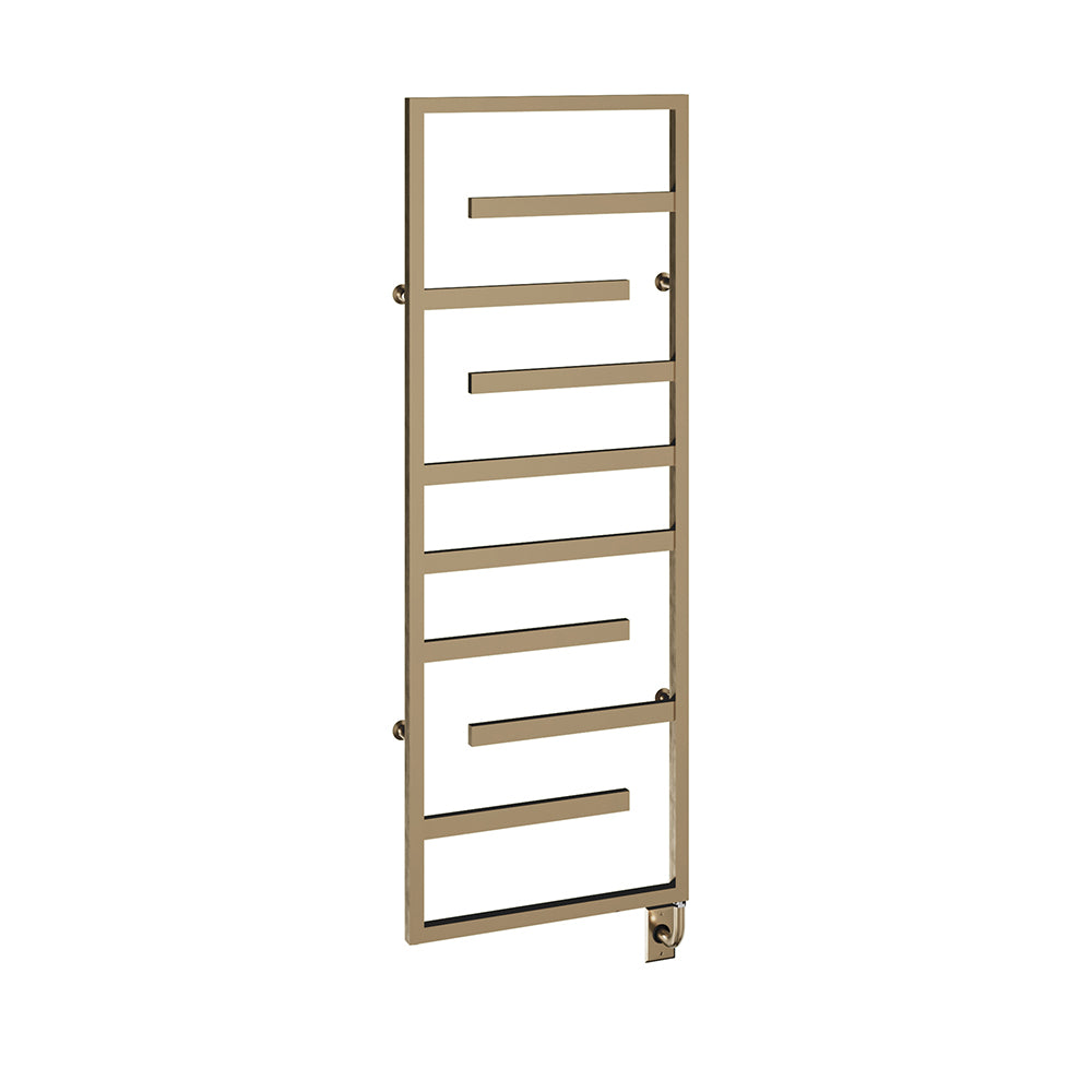 Chauffe-serviettes électrique Vasto 23,5" x 64" - Bronze brossé PVD