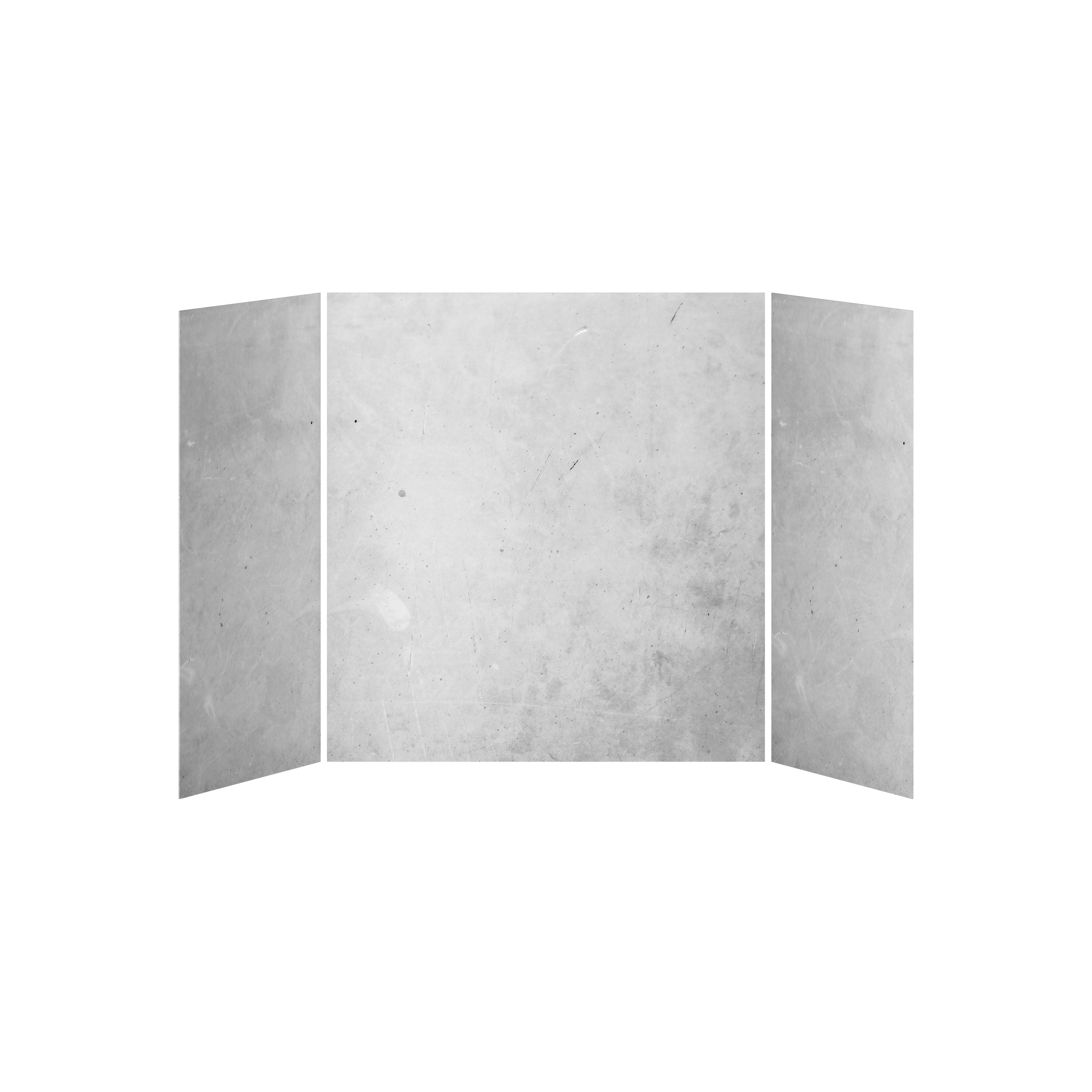 32x60x32 Concrete #200 Shower/Bath Wall Set, 3 Panels 60x32 - Glossy Concrete #200