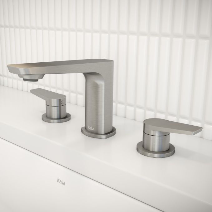 MOROKA Widespread sink faucet (without drain)