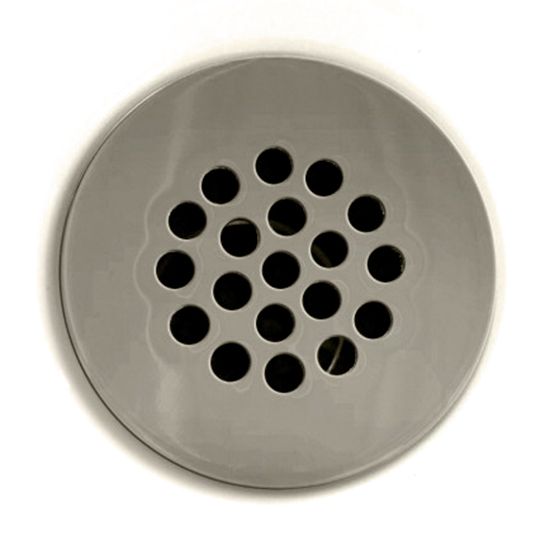 Drain Sans Trop-Plein avec Grille Nickel Brossé